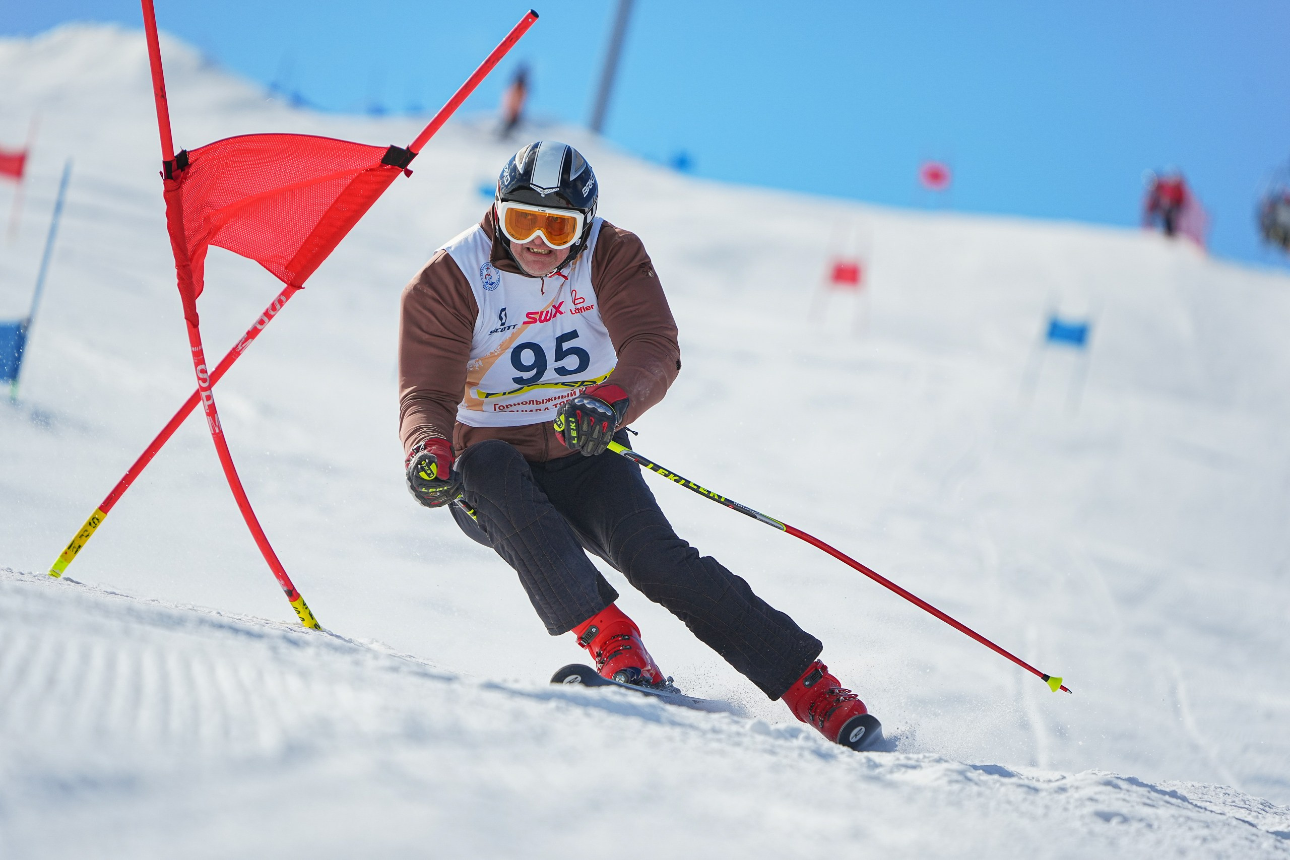 GS (Giant Slalom) - Слалом-гигант. Соревнования по горнолыжному спорту. Московская область, Шуколово