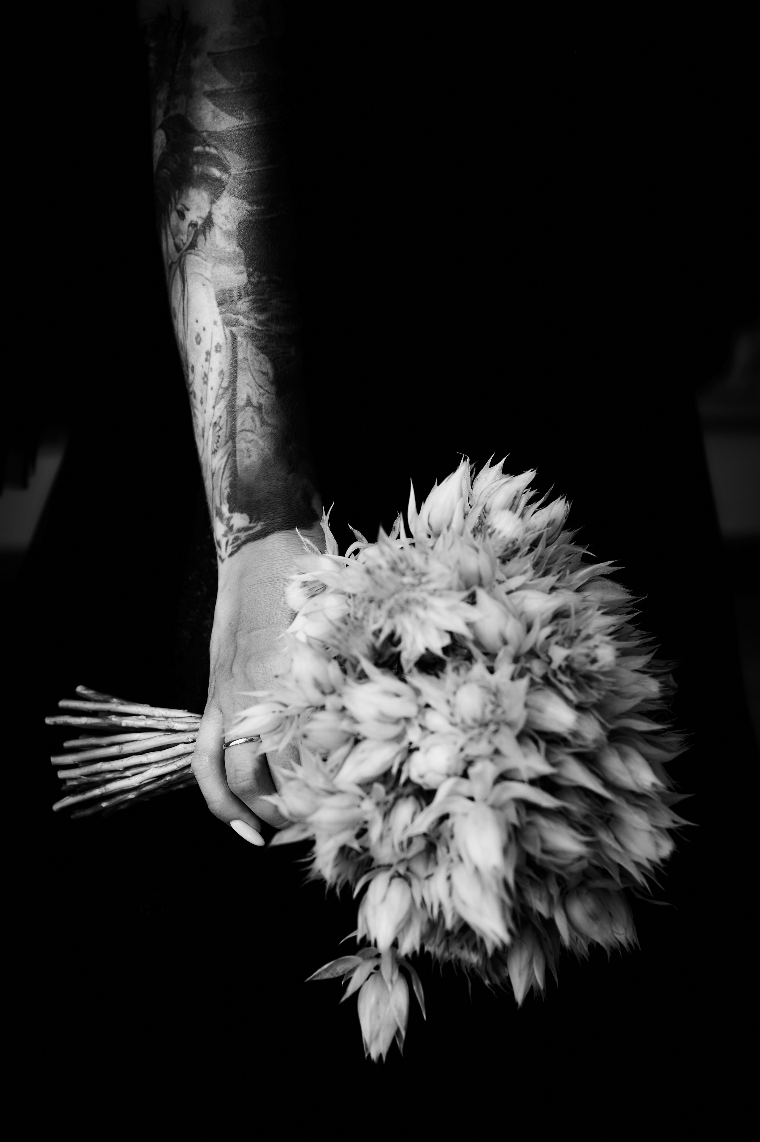 Свадебная фотосессия в Туле в черном. Свадебный фотограф в Туле Никита Беляев