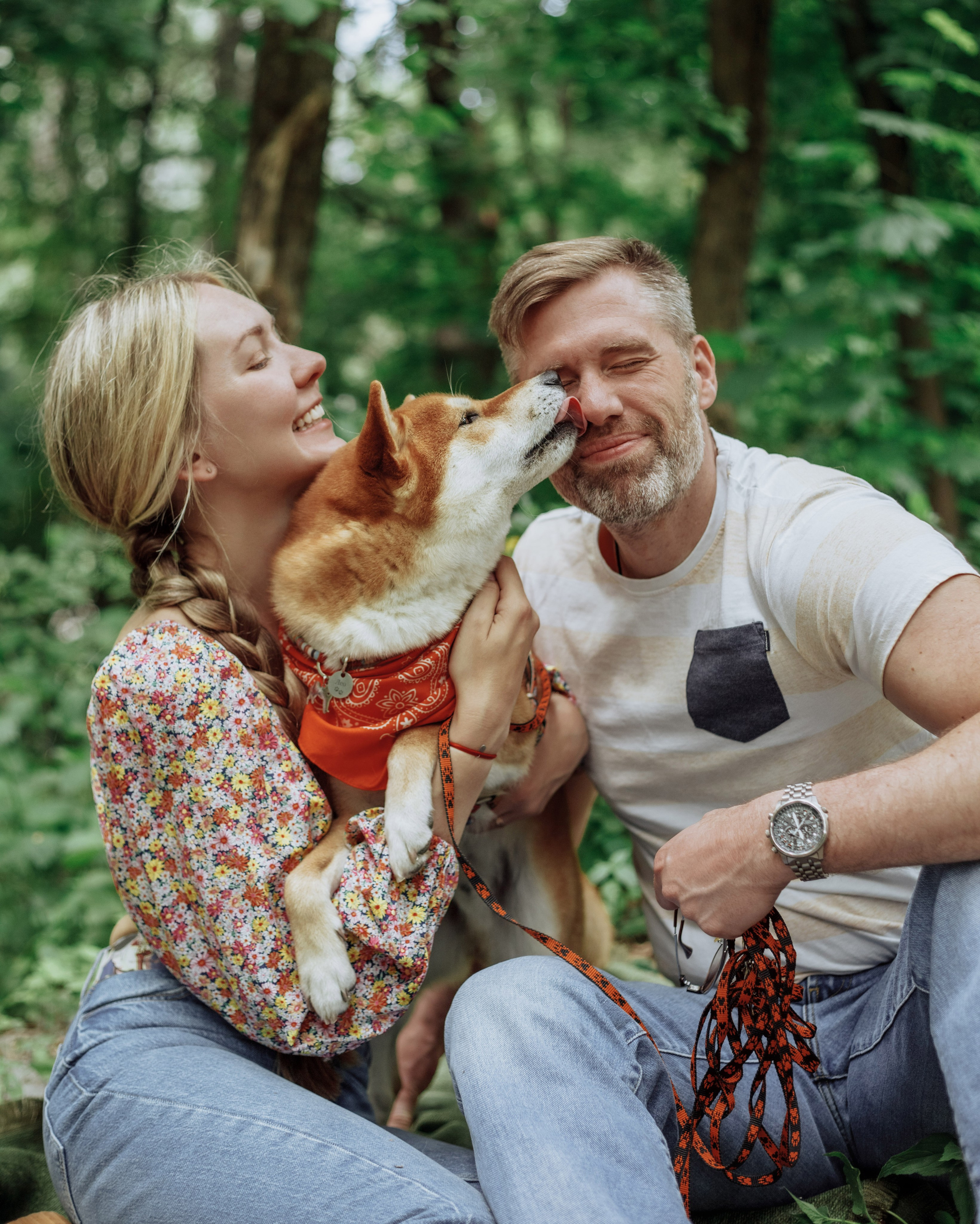 Прогулка Аня, Винсент, Лео. Свадебный, репортажный фотограф Ирина Шкурина