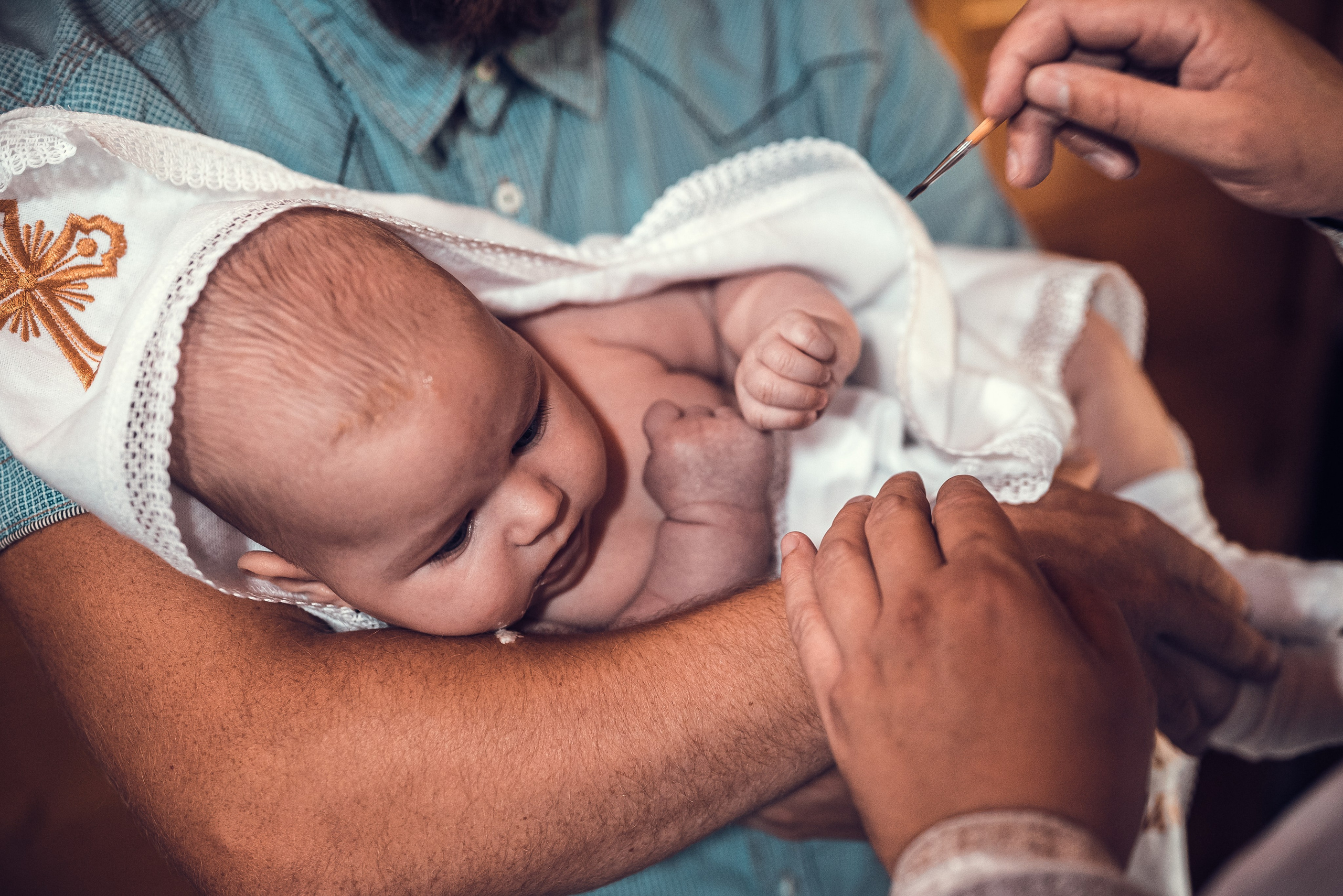 Крещение Павла. Семейный и детский фотограф Москва