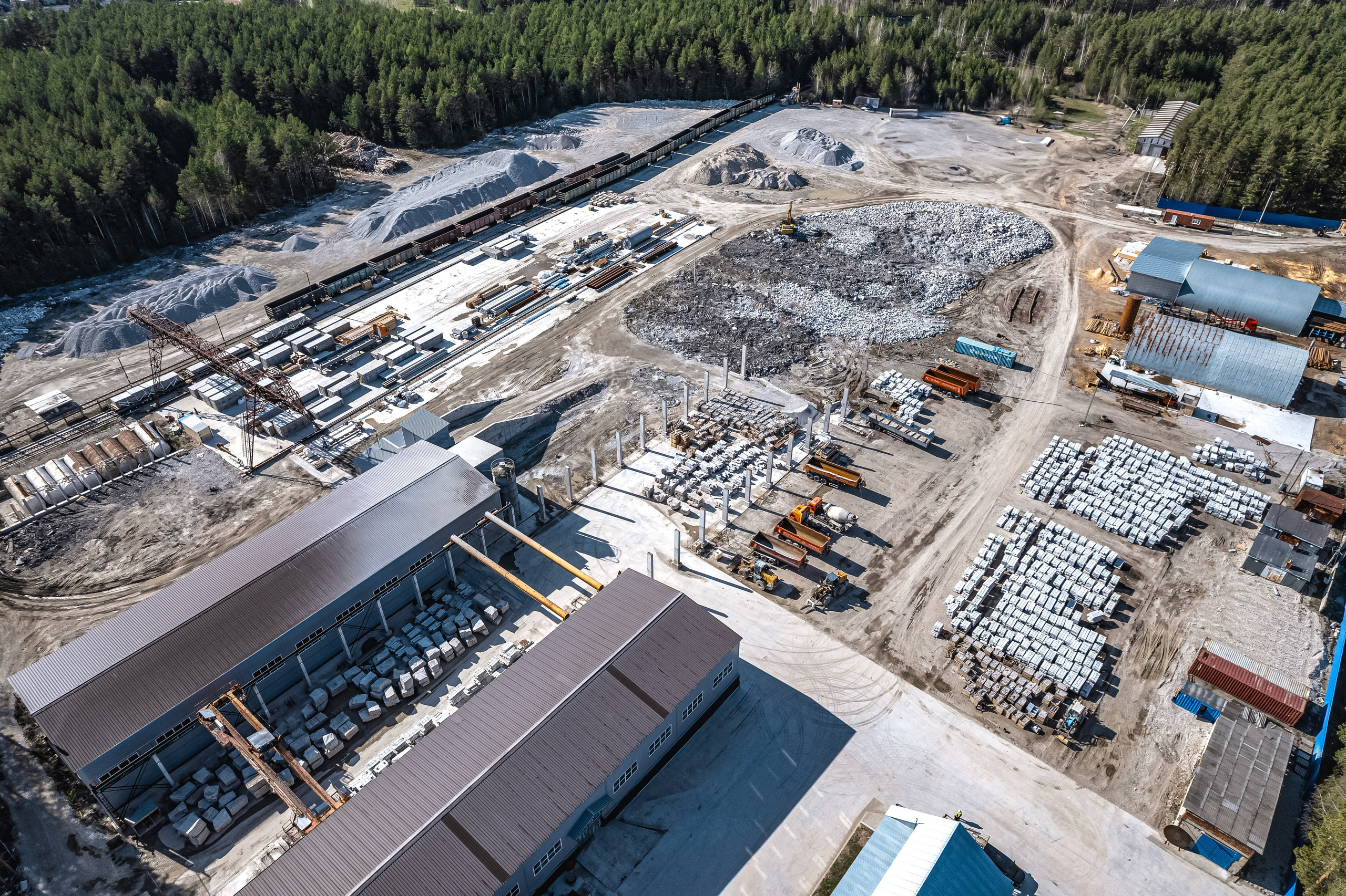 Аэрофотосъемка производства компании Стройтехно. Дмитрий Судаков, фотограф в Екатеринбурге и Москве