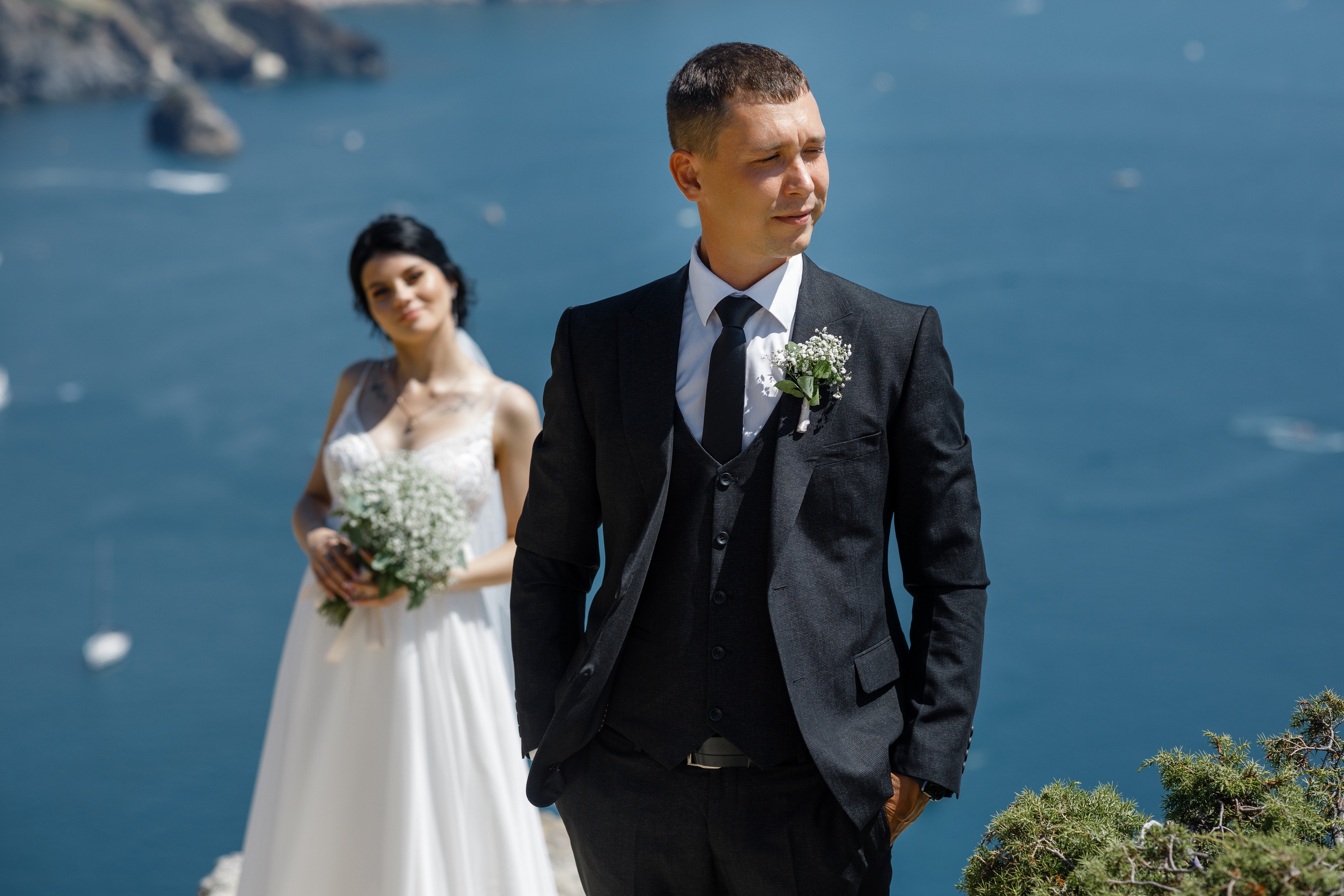 Шампанерия и морской бриз. Анонс свадьбы Валерии и Романа. Свадебный фотограф в Крыму и Севастополе Ольга Баскакова