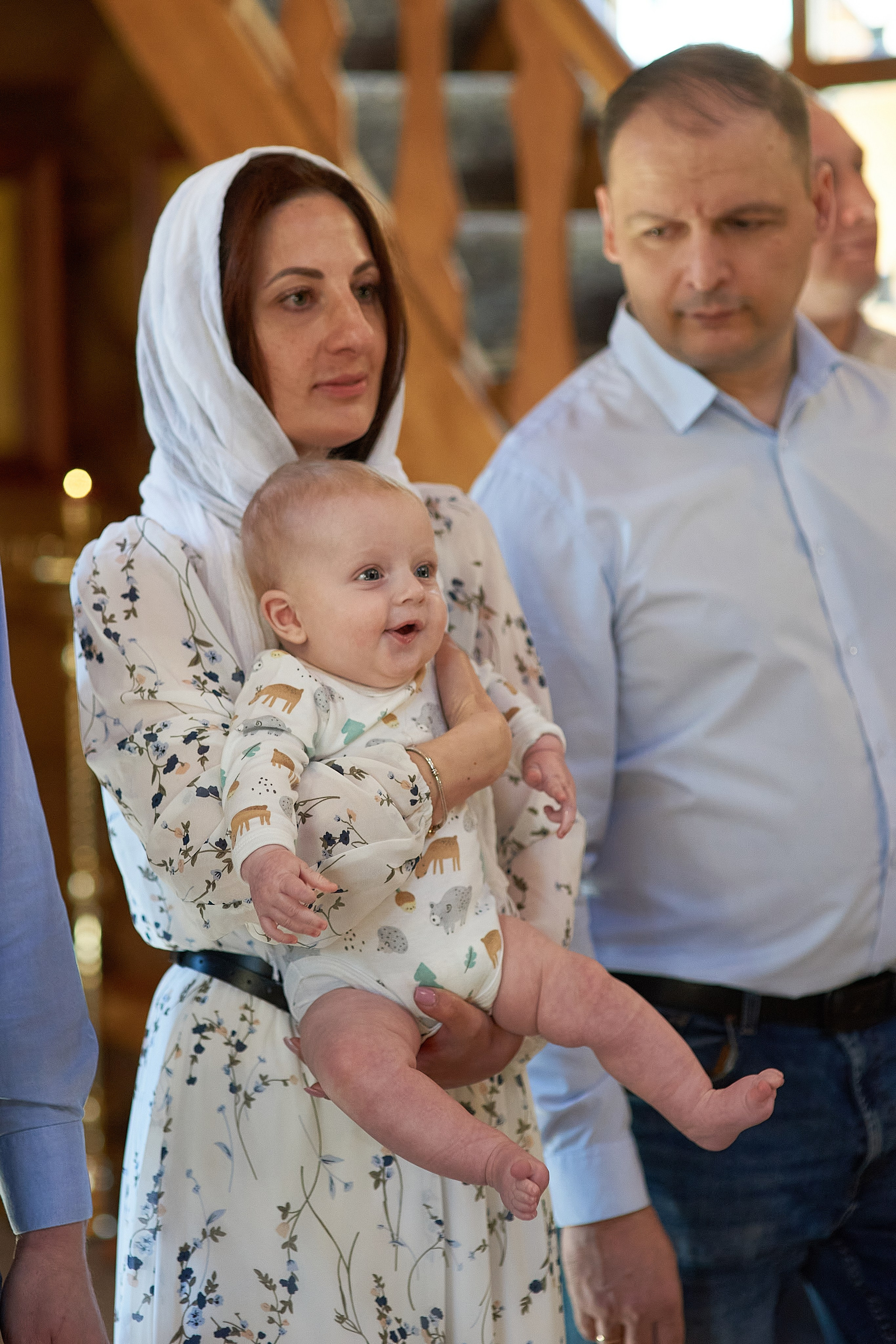 Крёстная с младенцем
