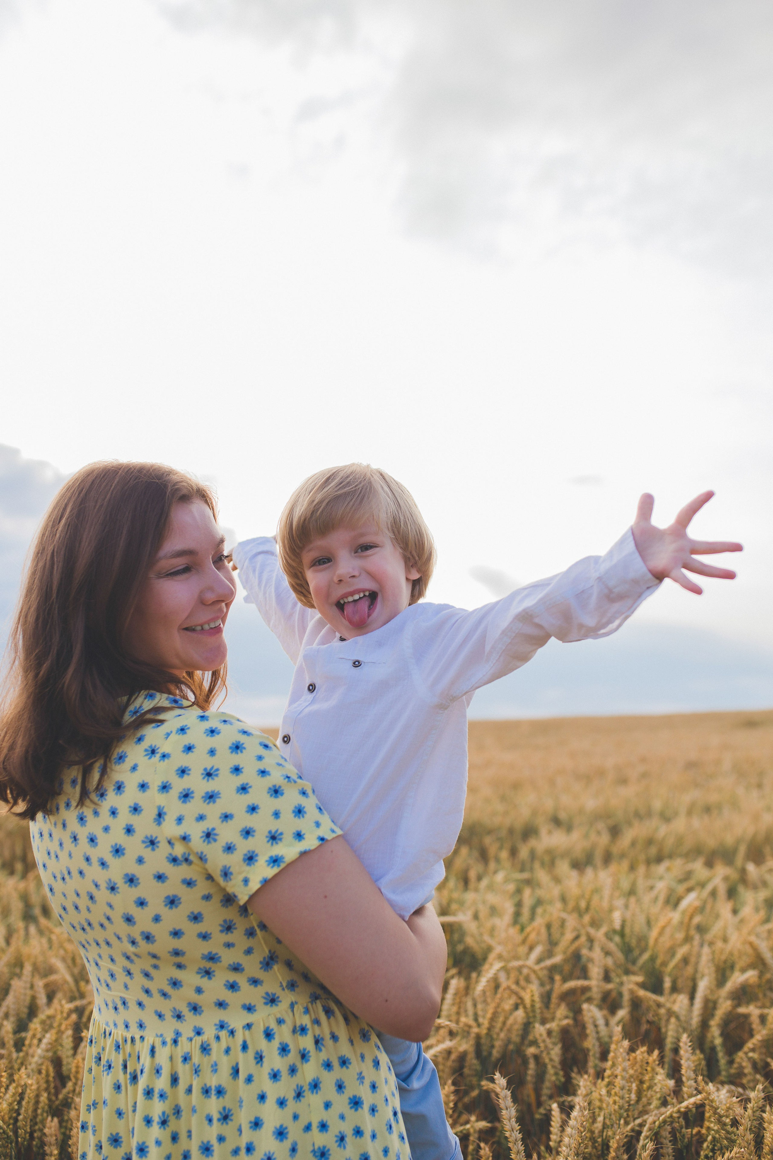 Мама с сыном