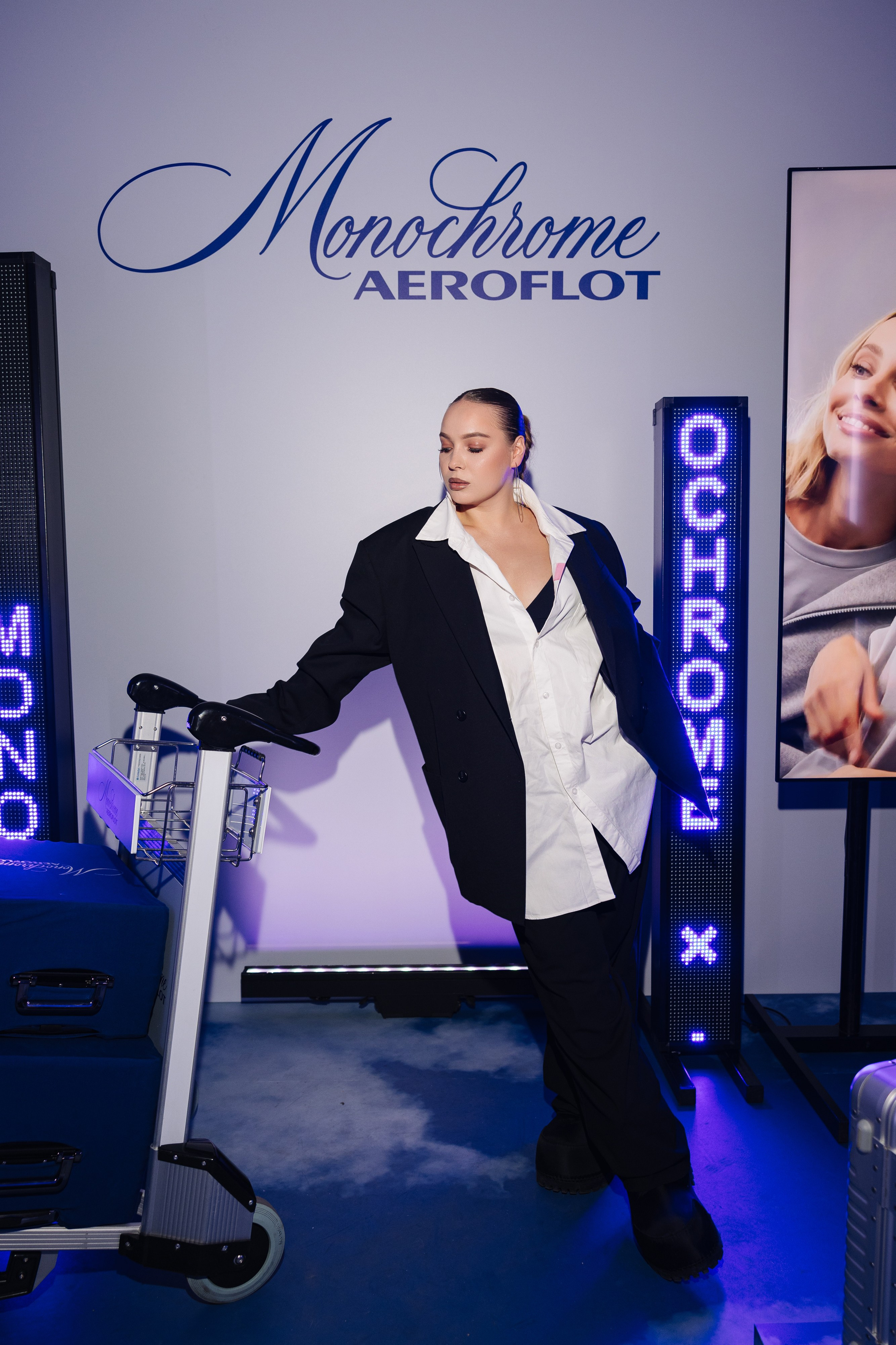 Monochrome x Aeroflot. Фотограф Олег Коровяков