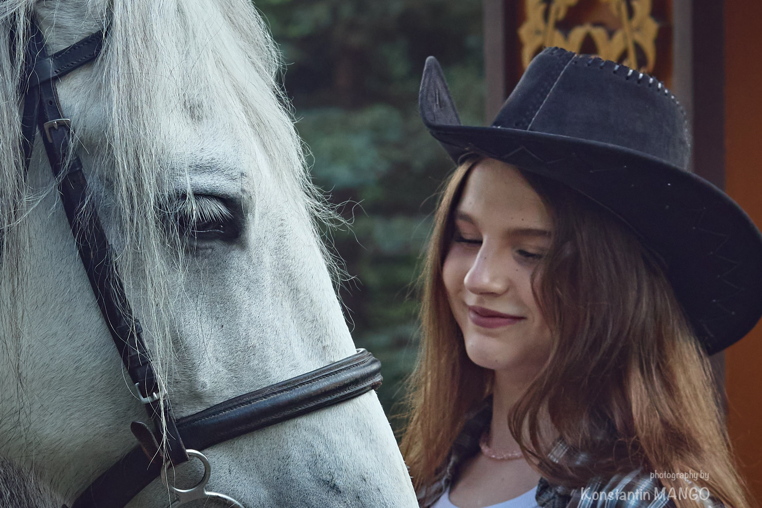 Фотопрогулка для Виктории и Полины на лошадях. Фотограф в Рязани. Свадьба, семейное фото, портрет. Константин Манго