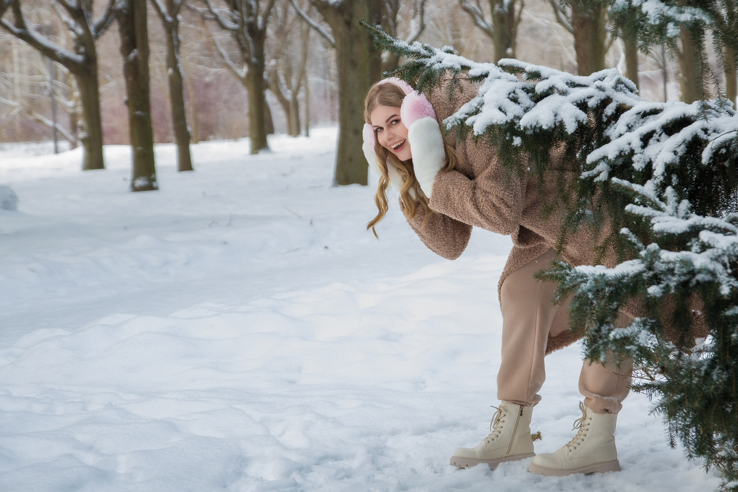Зимняя прогулка. Женский портрет и немного больше в Санкт-Петербурге