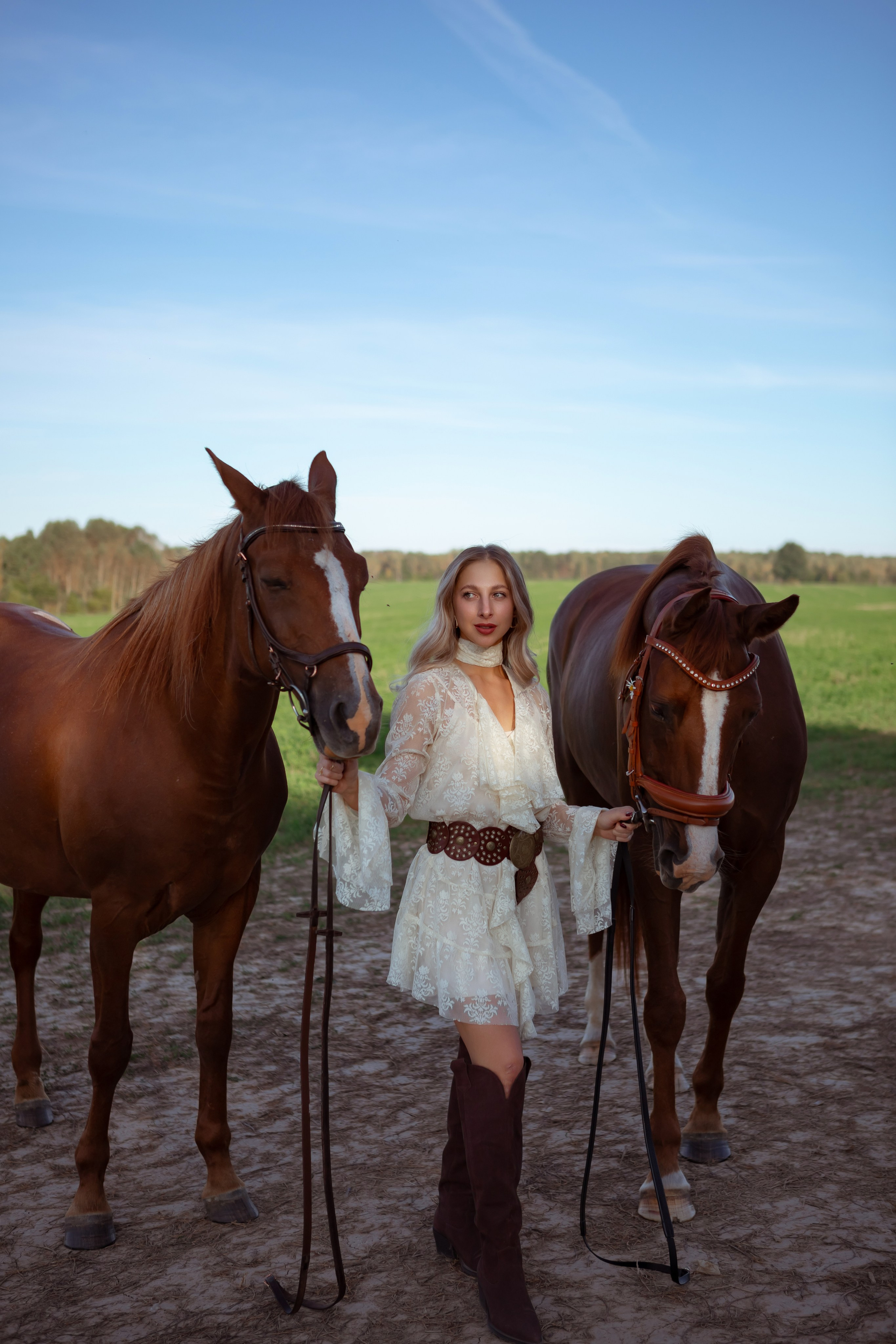 Съемка Елизавета с лошадьми. Фотограф Калуга