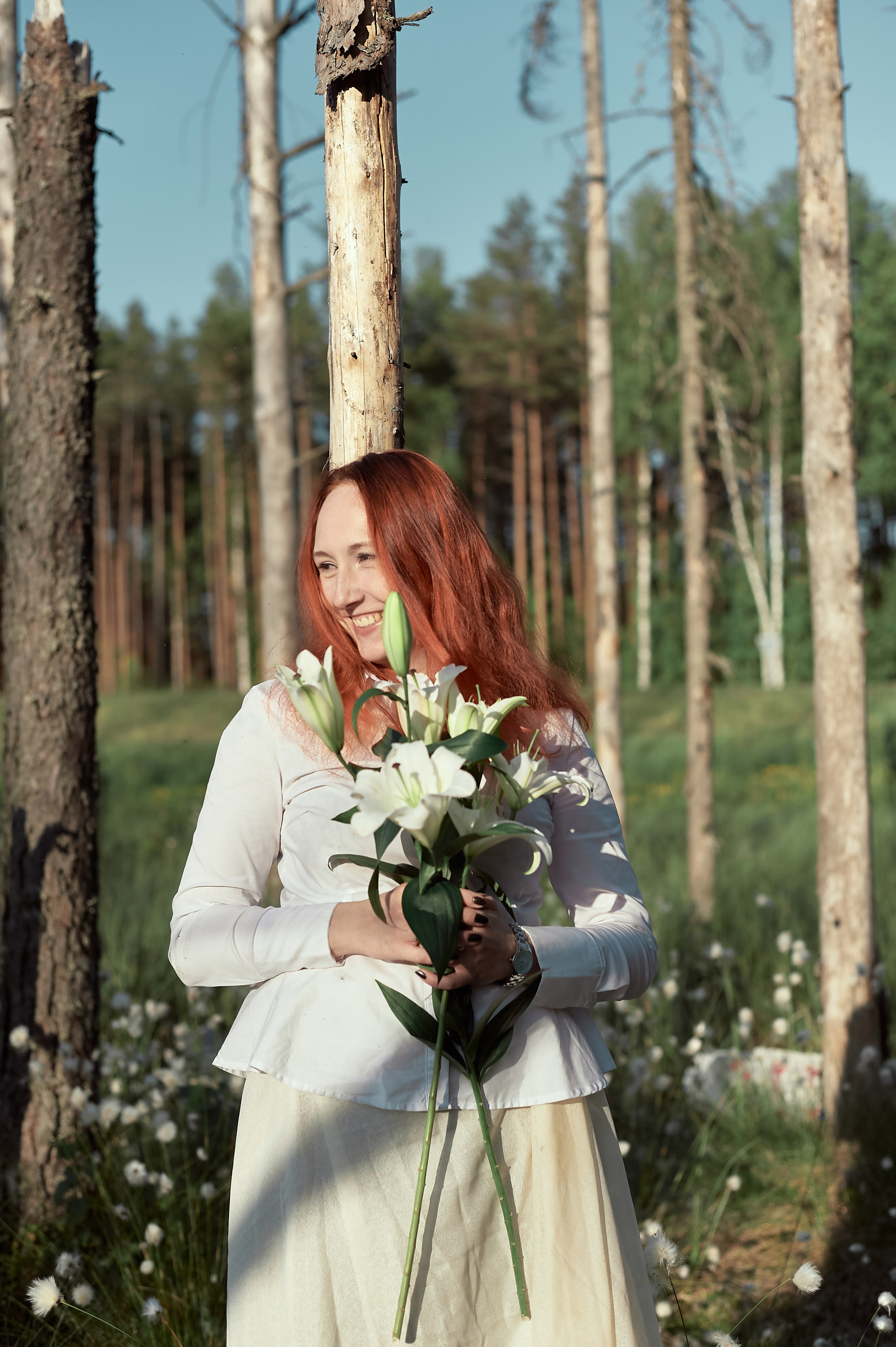 Аня. Болото и цветы. Женский фотограф в Череповце Даша Акулич