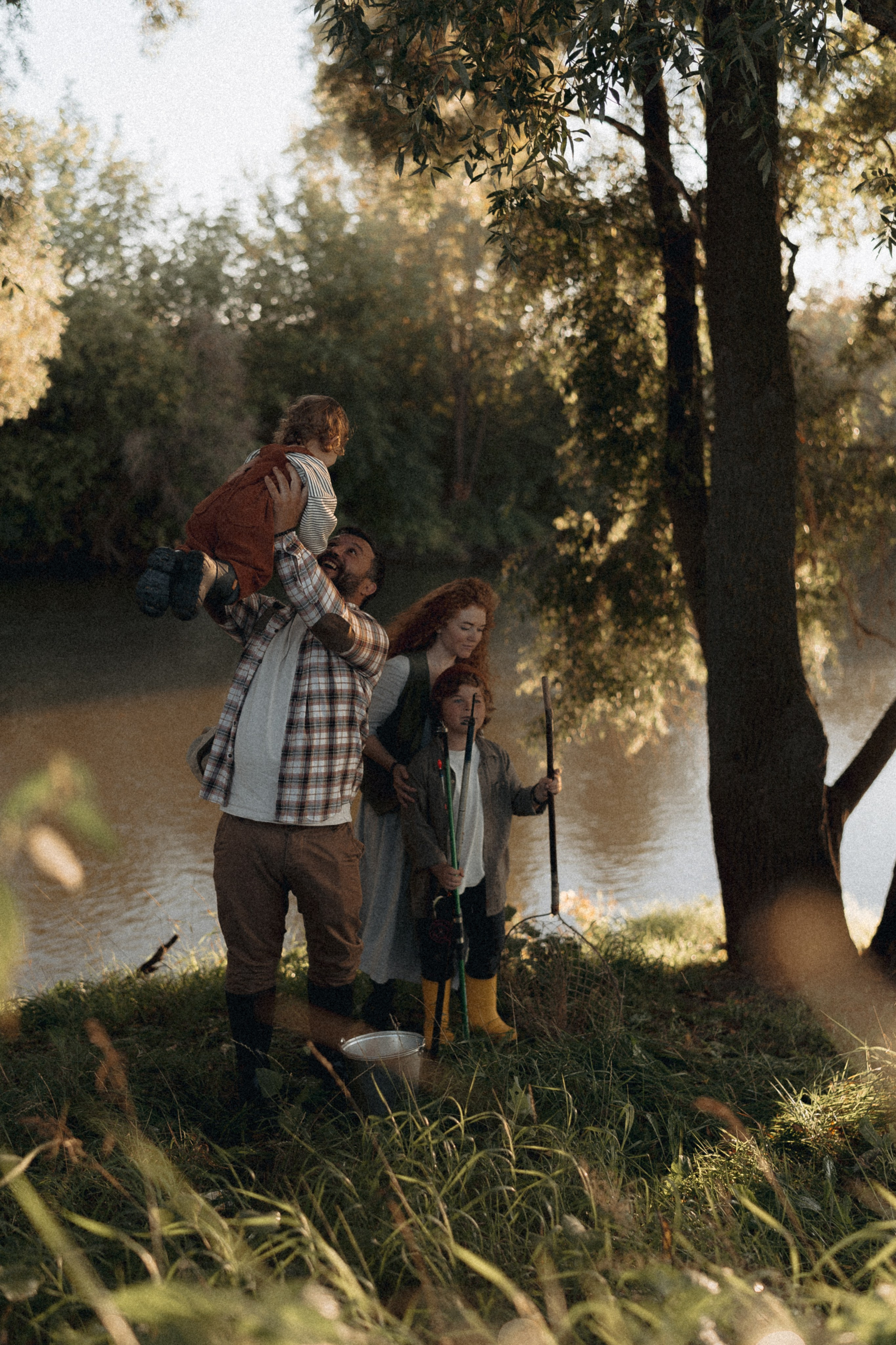 На рыбалке. Семейный и домашний фотограф в Уфе Ирина Гарасюта