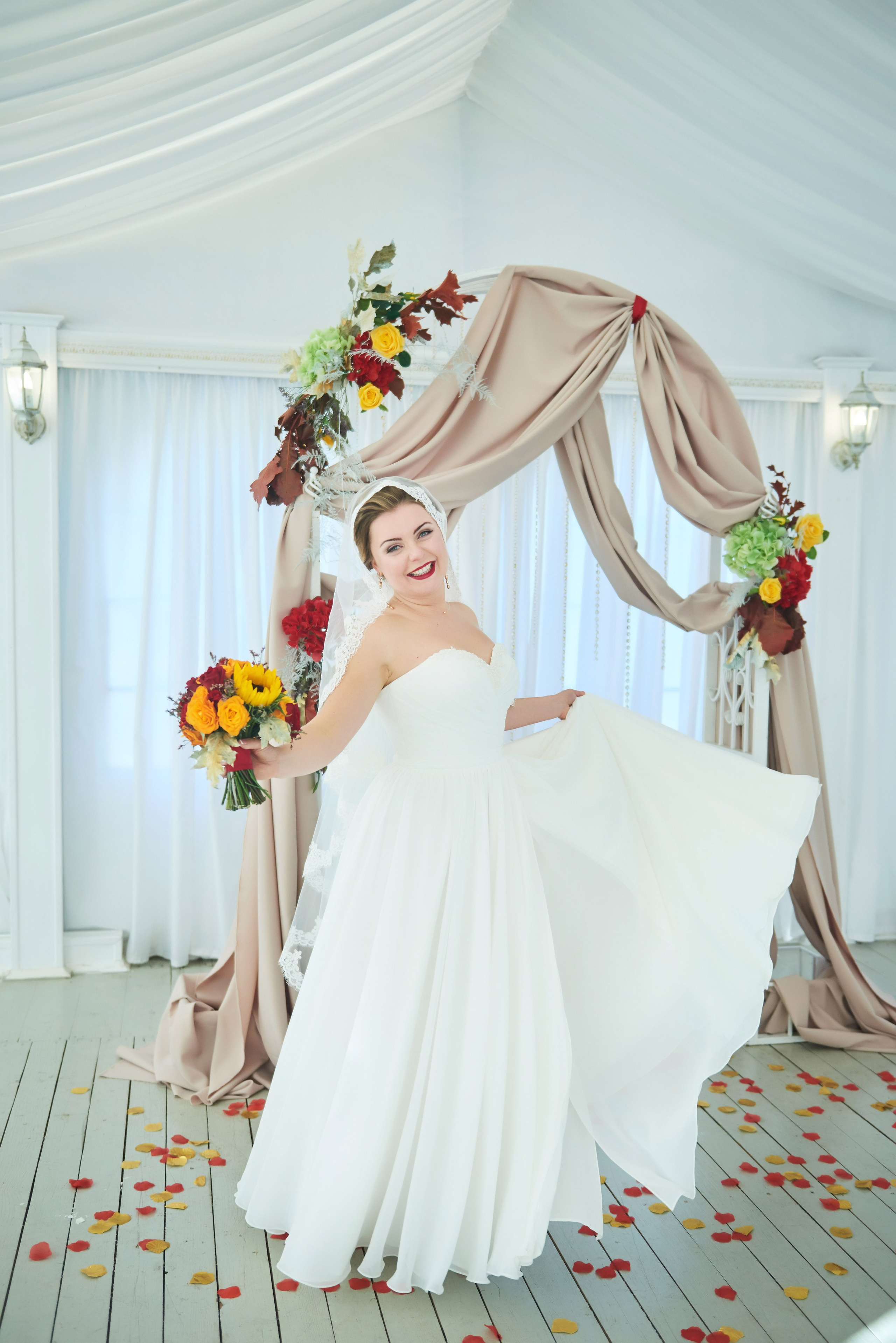 Анна и Сергей (фотосессия в Иваново Подворье). Портретный, семейный и свадебный фотограф в Санкт-Петербурге и в Пушкине Ширяев Денис