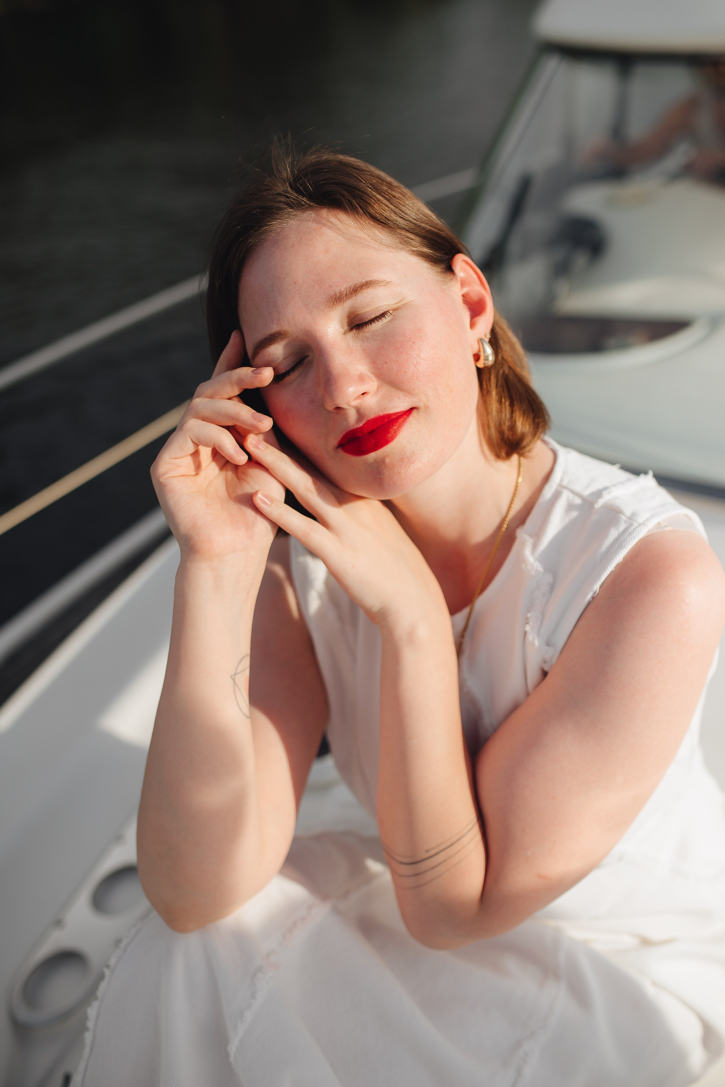 Фотосессия на яхте. Фотограф Прага | Photographer Prague| Фотограф в Праге Яра Куркус