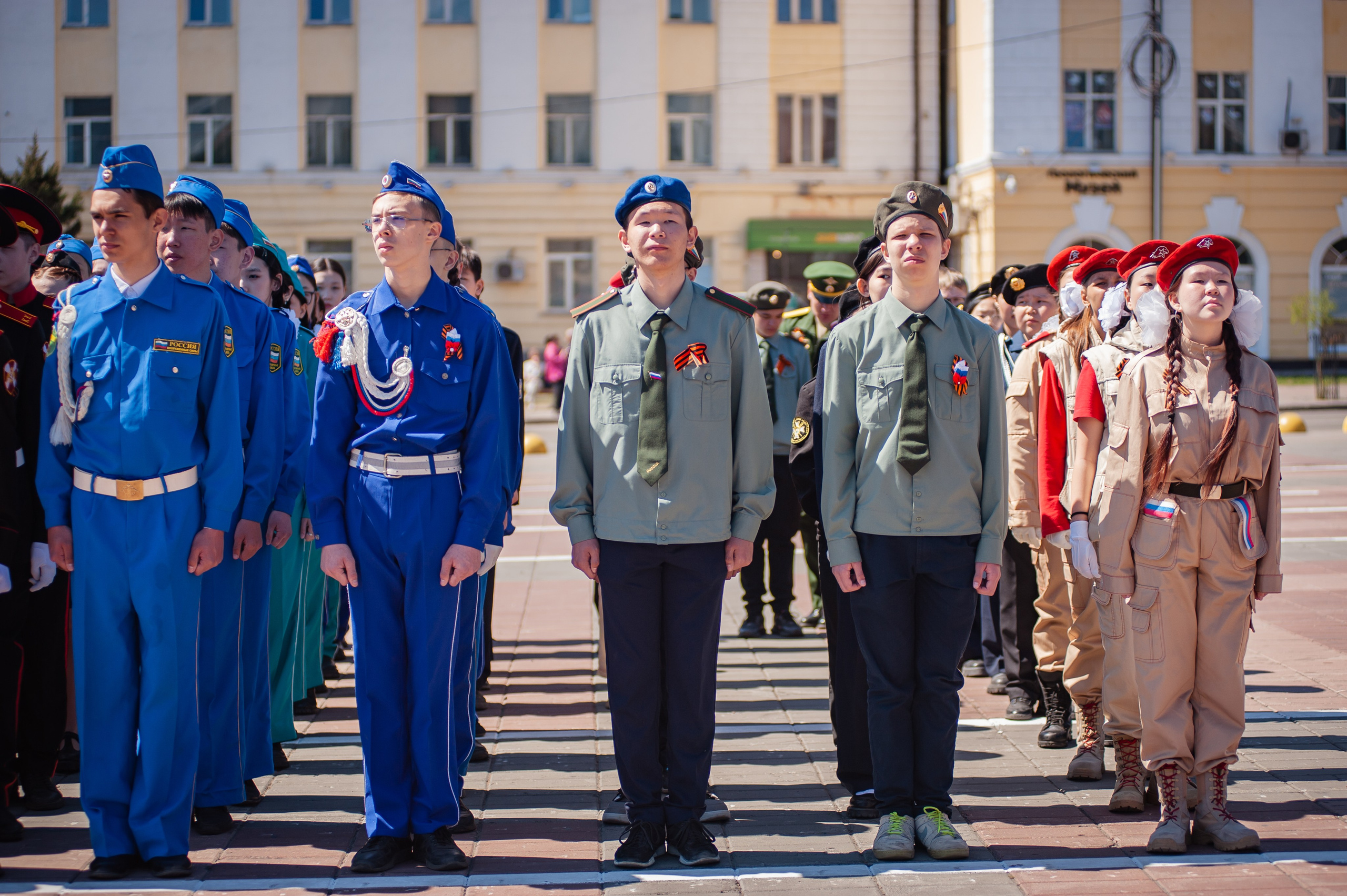 8 Мая. Парад ЮнАрмии. Андреева Александра фотограф в г. Улан-Удэ