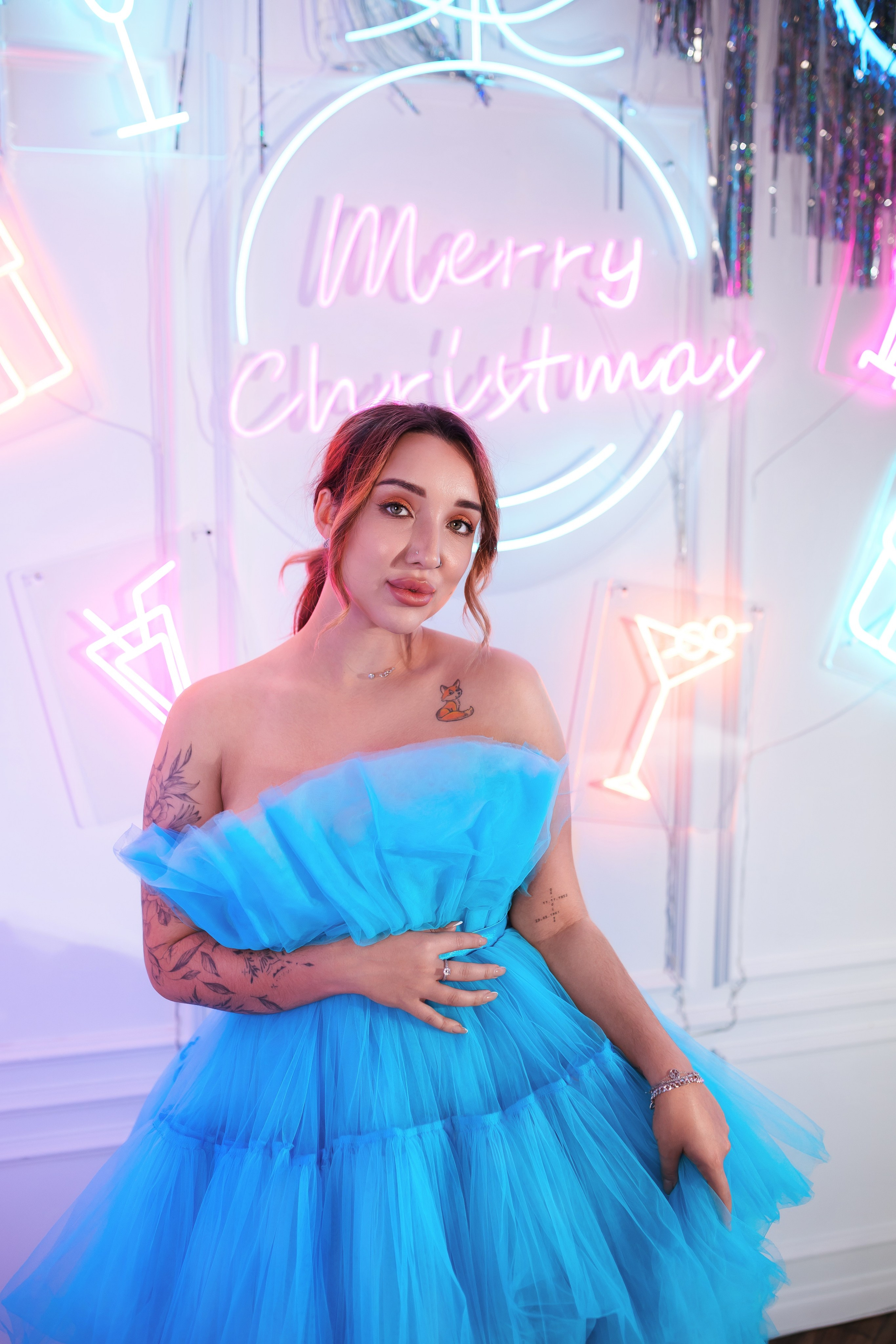 Новогодняя фотосессия в студии OneRoom. Свадебный фотограф в Хабаровске