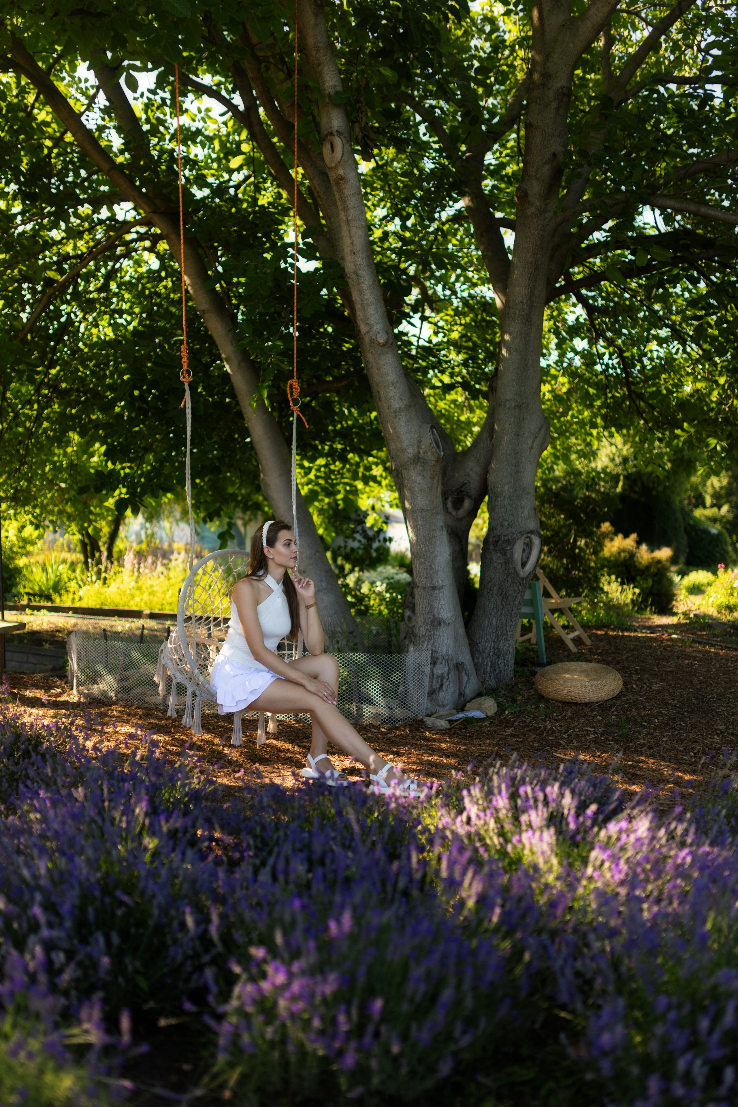 Съемка с Кариной в поле с лавандой в формате для «себя». Дмитрий Шульгин, портретный фотограф в Воронеже