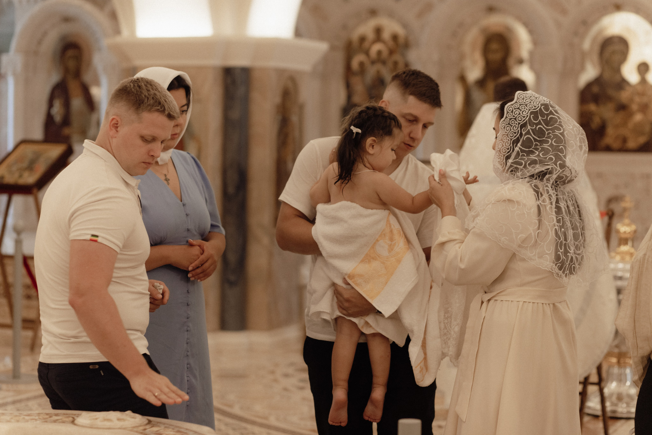 Крещение Киры. Семейный и свадебный фотограф в Челябинске Мария Леонтьева
