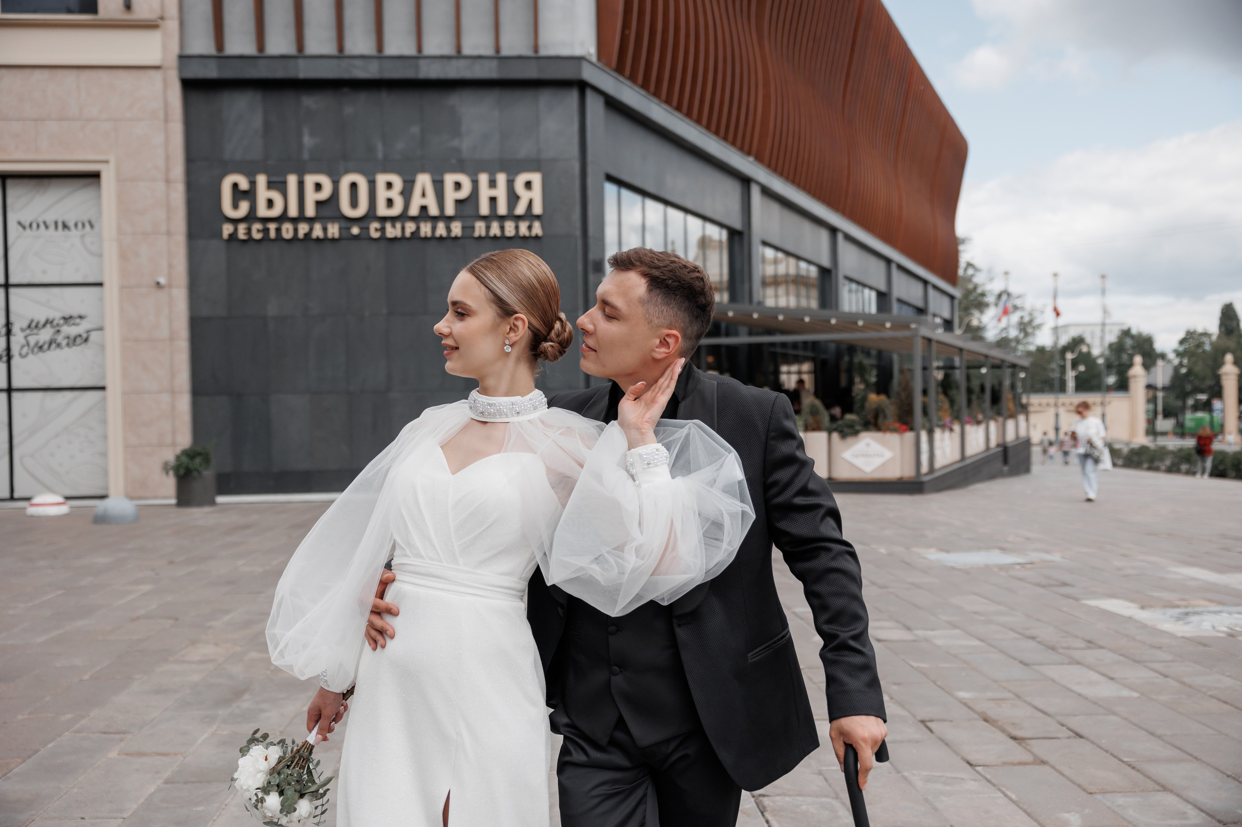 Анна и Сергей, Особняк Муравьевых-Апостолов, прогулка по ВДНХ, ресторан «Домик в саду». Свадебный и репортажный фотограф (Москва, Королев и другие)