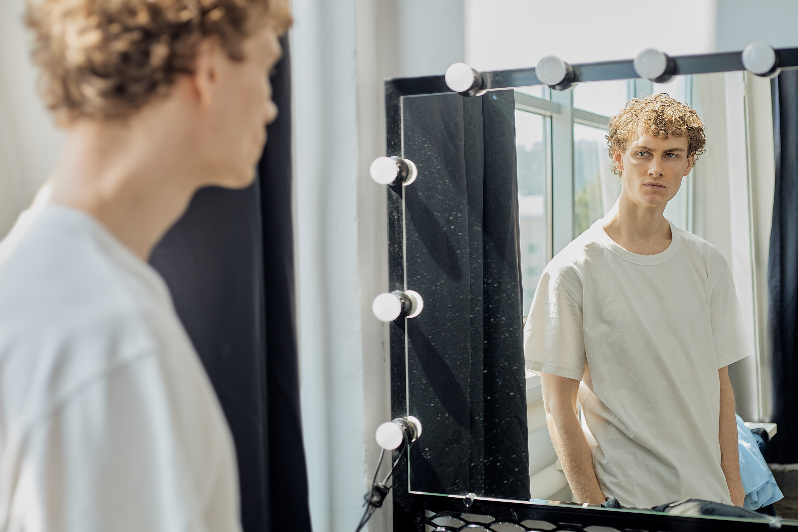 Студийная съемка. Саша Лампочкин. Портретный фотограф в Москве