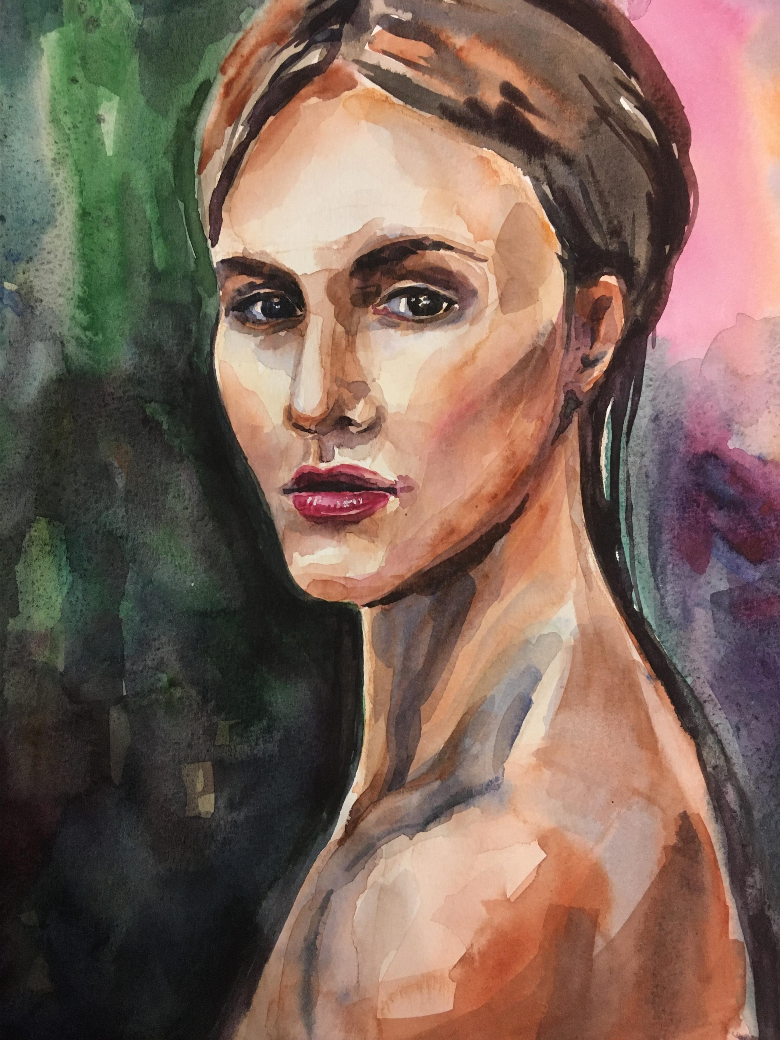 Портреты акварелью. Современный художник Татьяна Зеленская