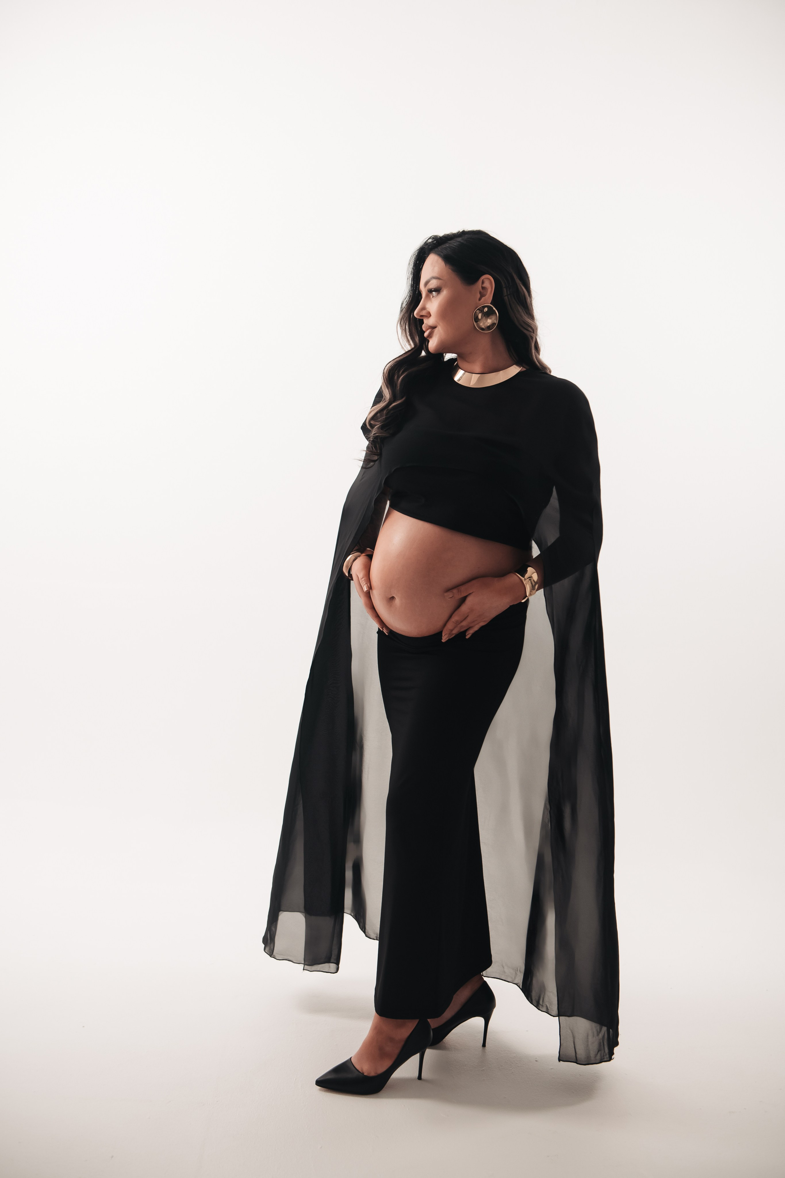 Топ, юбка и шифоновая накидка. Фотограф Анна Качан