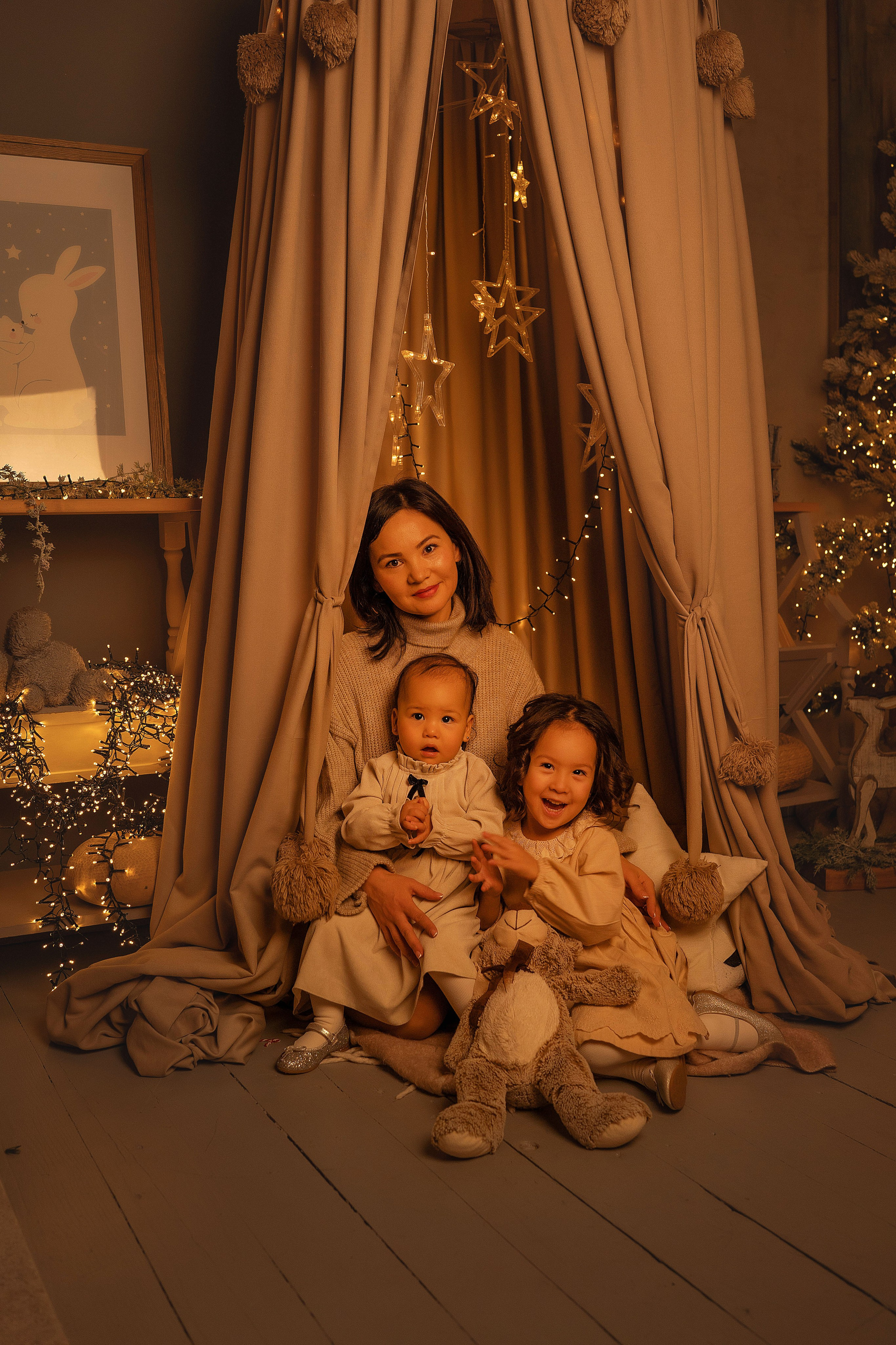 Семейные новогодние фотоистории. Детский и семейный фотограф в Москве и Подмосковье Настя Наумова