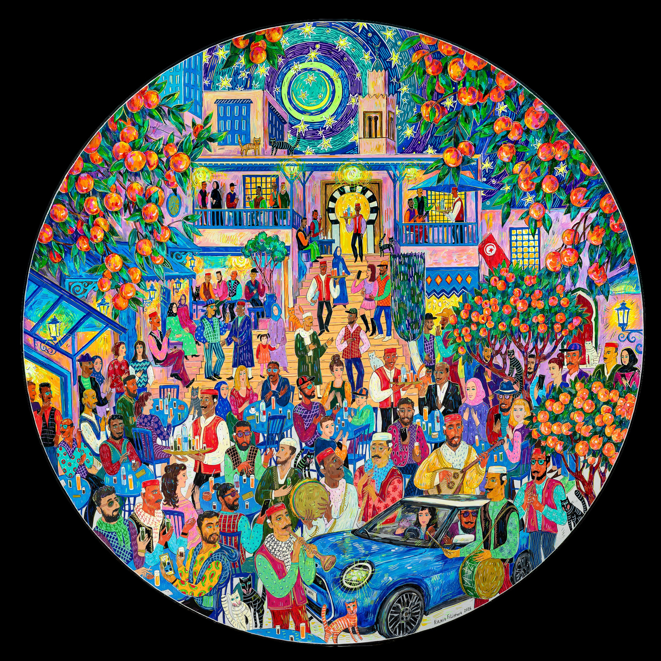 MINI x Ksenia Filippova (collaboration). Artist Ksenia Filippova