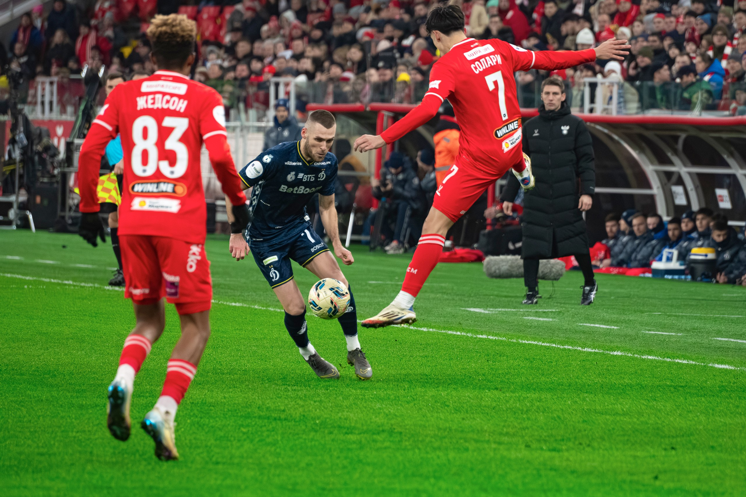 Спартак — Динамо — Чемпионат РПЛ. Спортивная фотосъемка в Москве и Московской области — Спорт в Москве