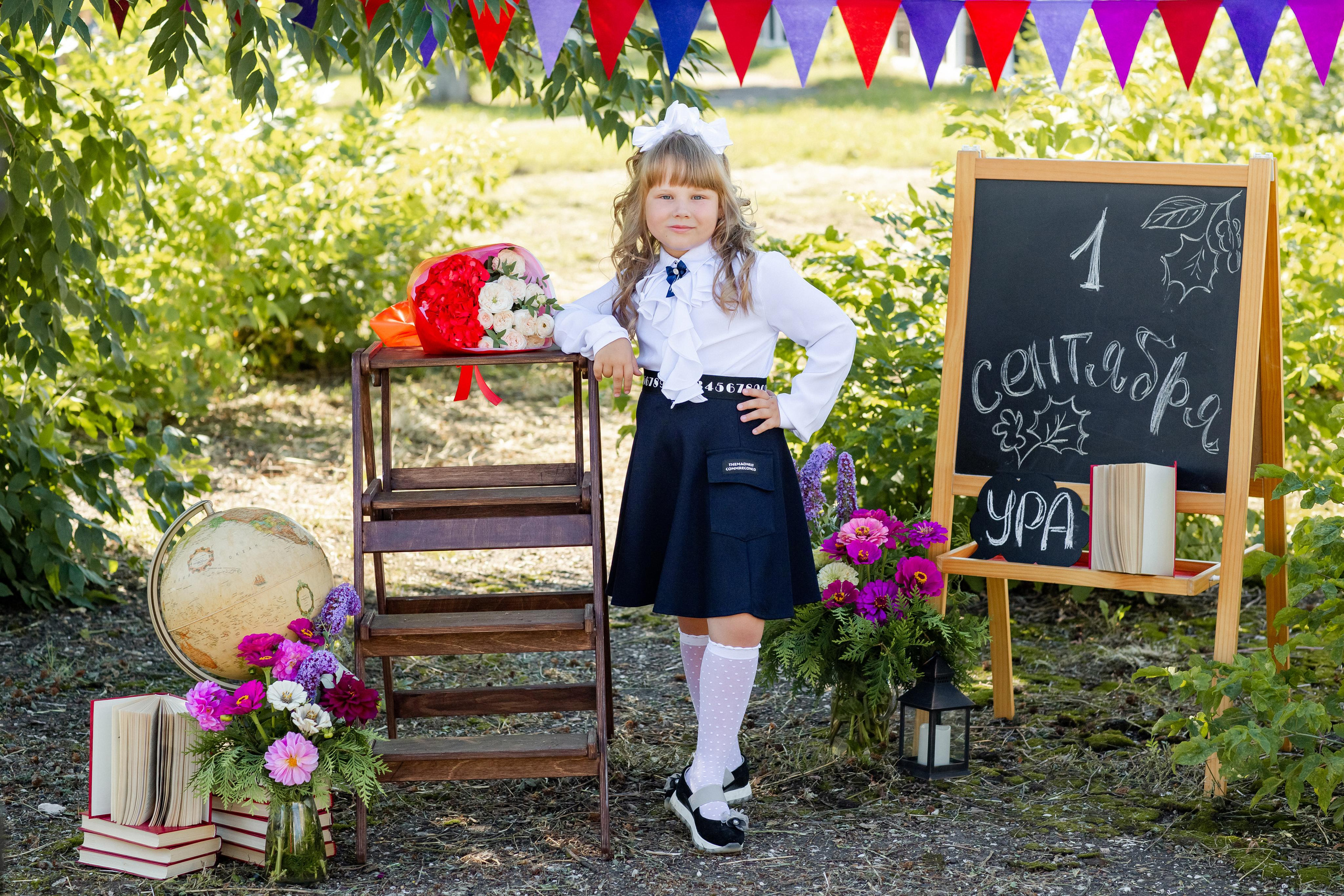 Проект «Здравствуй школа» сентябрь 2023 год. Фотограф в Тюмени Ольга Шульц