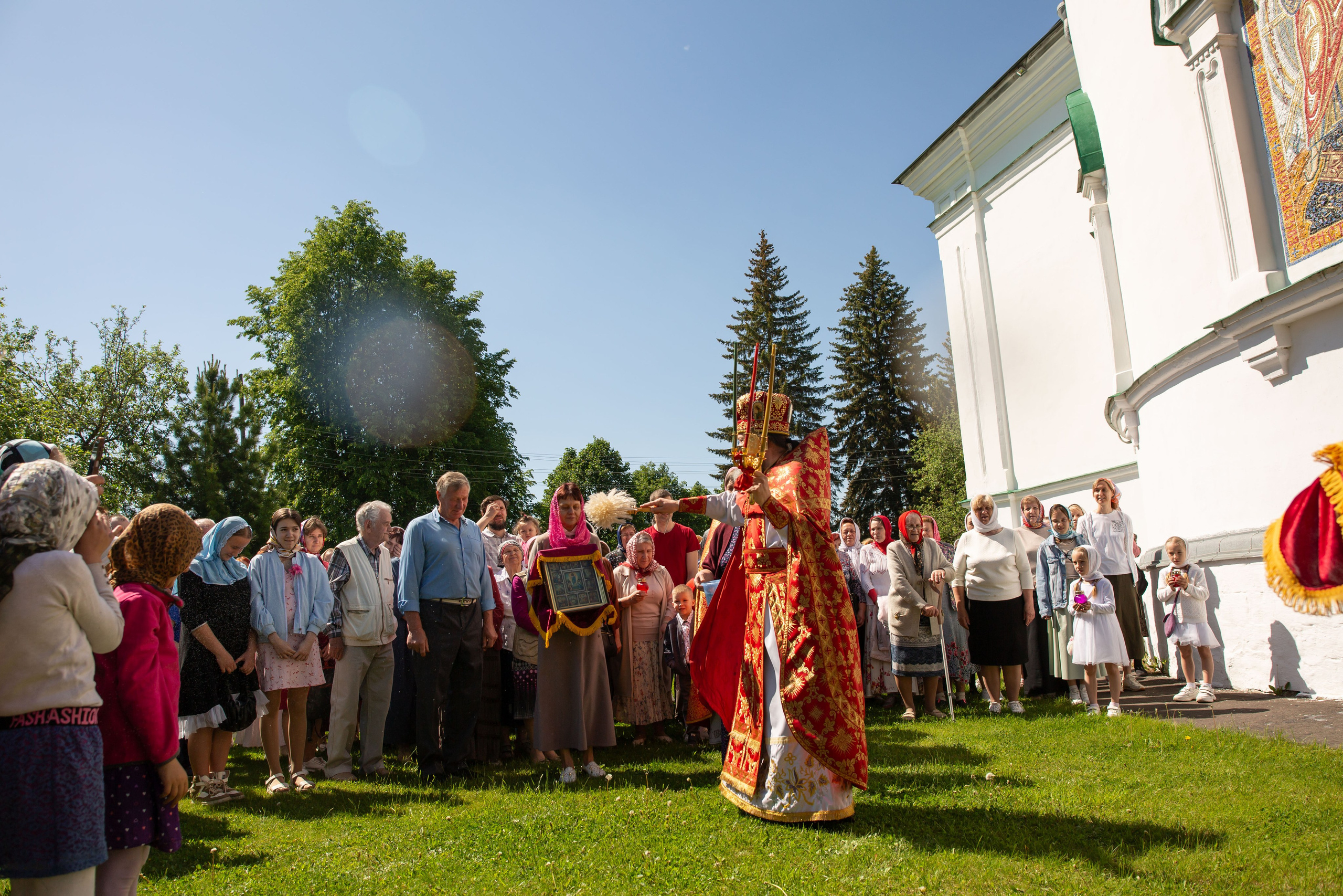 Крестный ход с Ашитково Воскресенский храм. Семейный и детский фотограф Анна Петракова