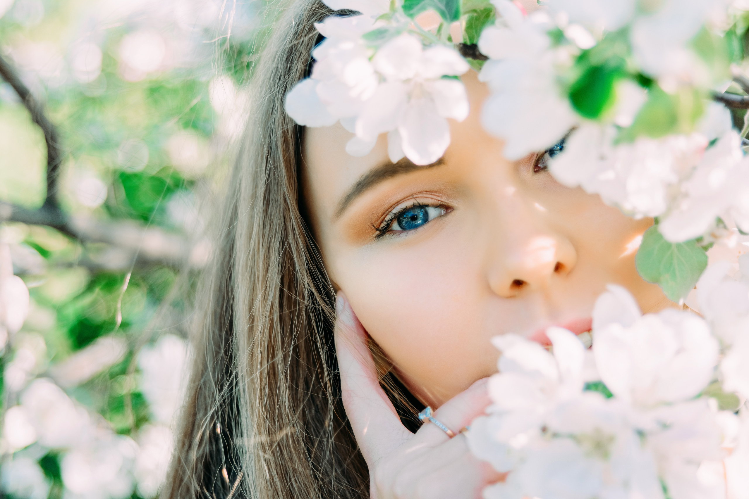 Портреты в яблони. Свадебный и семейный фотограф в Ижевске Романова Ольга