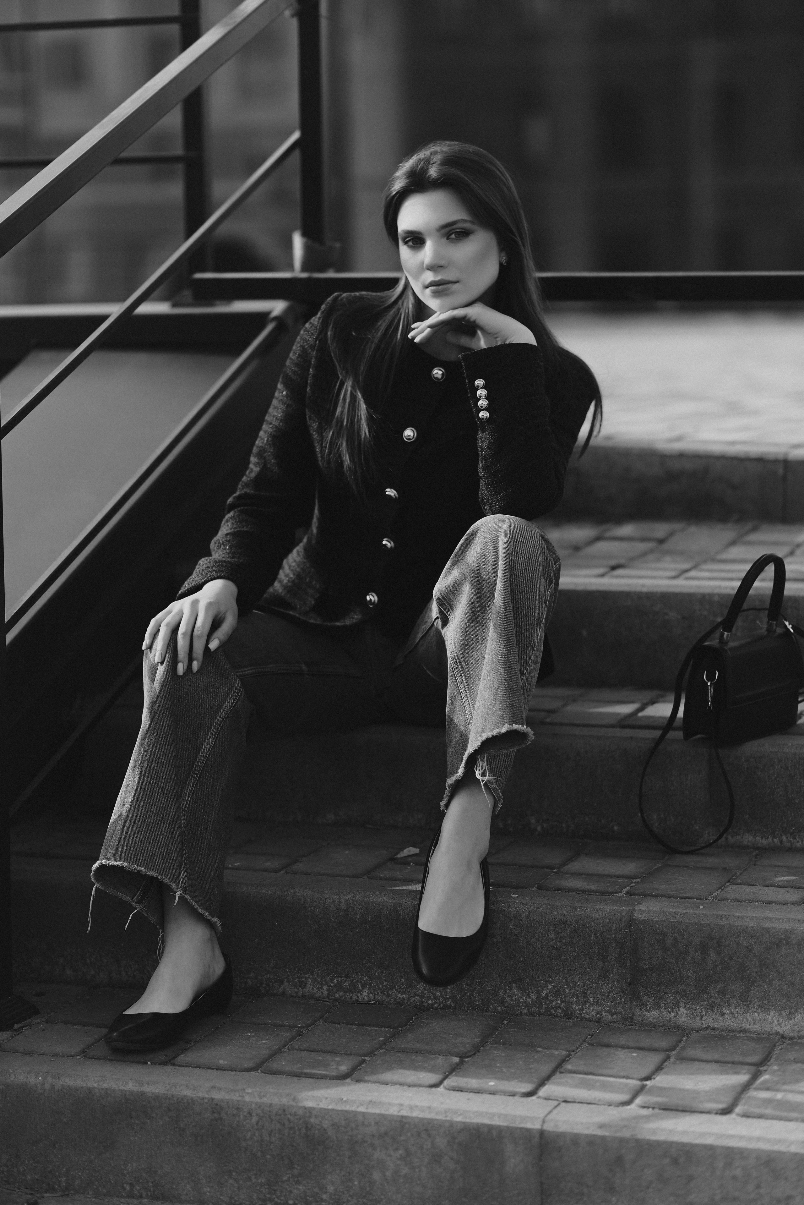 Street foto. Модель в Москве Екатерина Шаврина