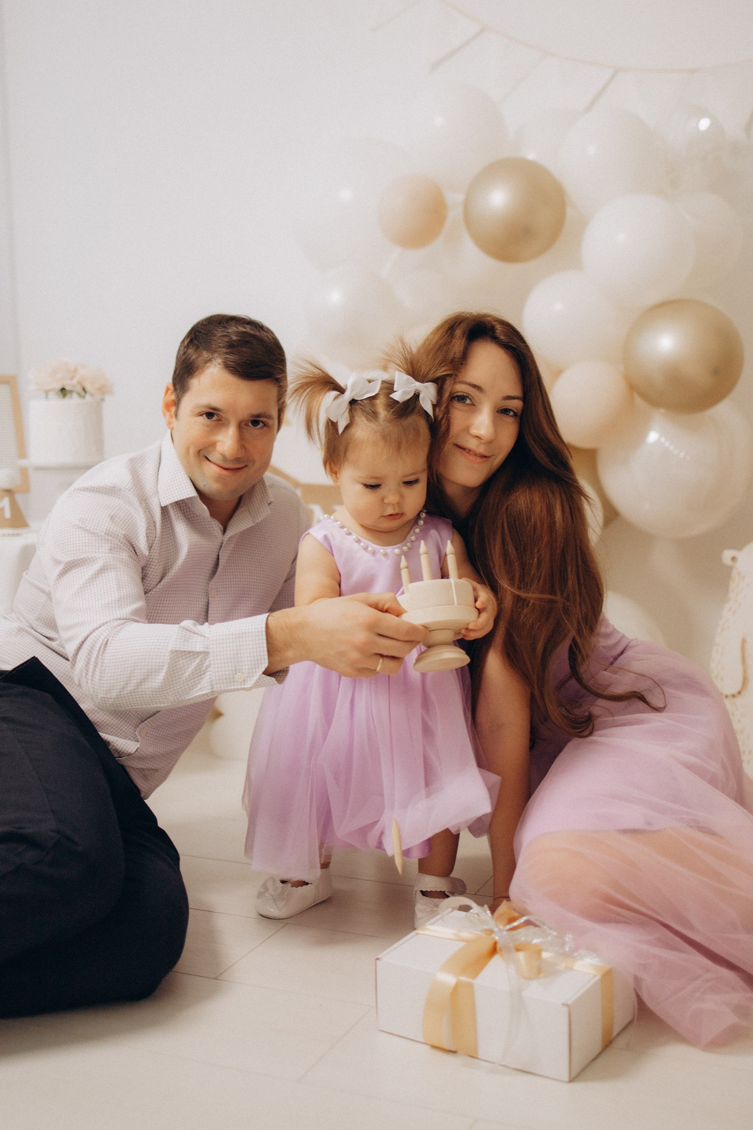 Новый год маленькой Анечки. Семейный фотограф в Москве Анастасия Шалда