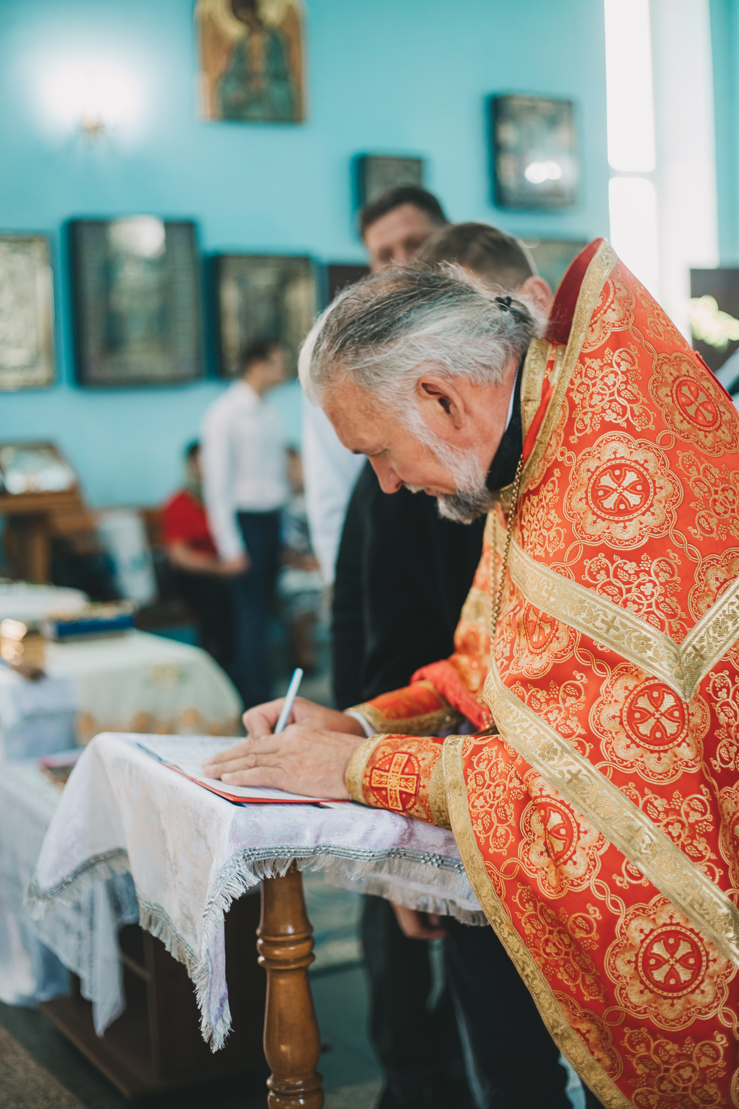 Съемка таинства крещения в Тихорецке. Свадебный и семейный фотограф в Краснодарском крае Мария Данилкина
