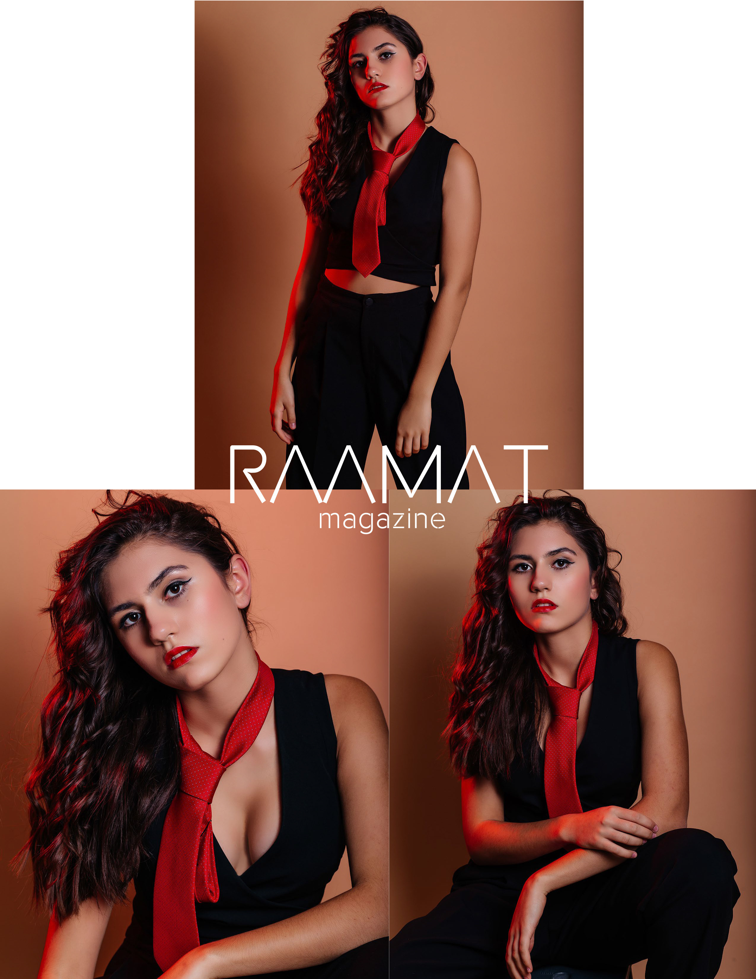 Женский портрет на простом фоне с яркими акцентами. Фотограф в Подольске — Мария Бучнева