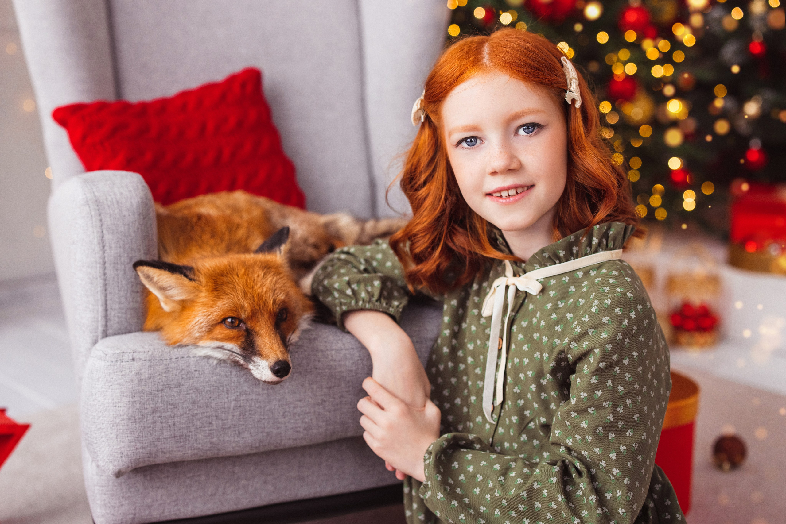 Фотостудия «Мастерская», с лисом. Семейный и детский фотограф в Краснодаре Анна Трашкова