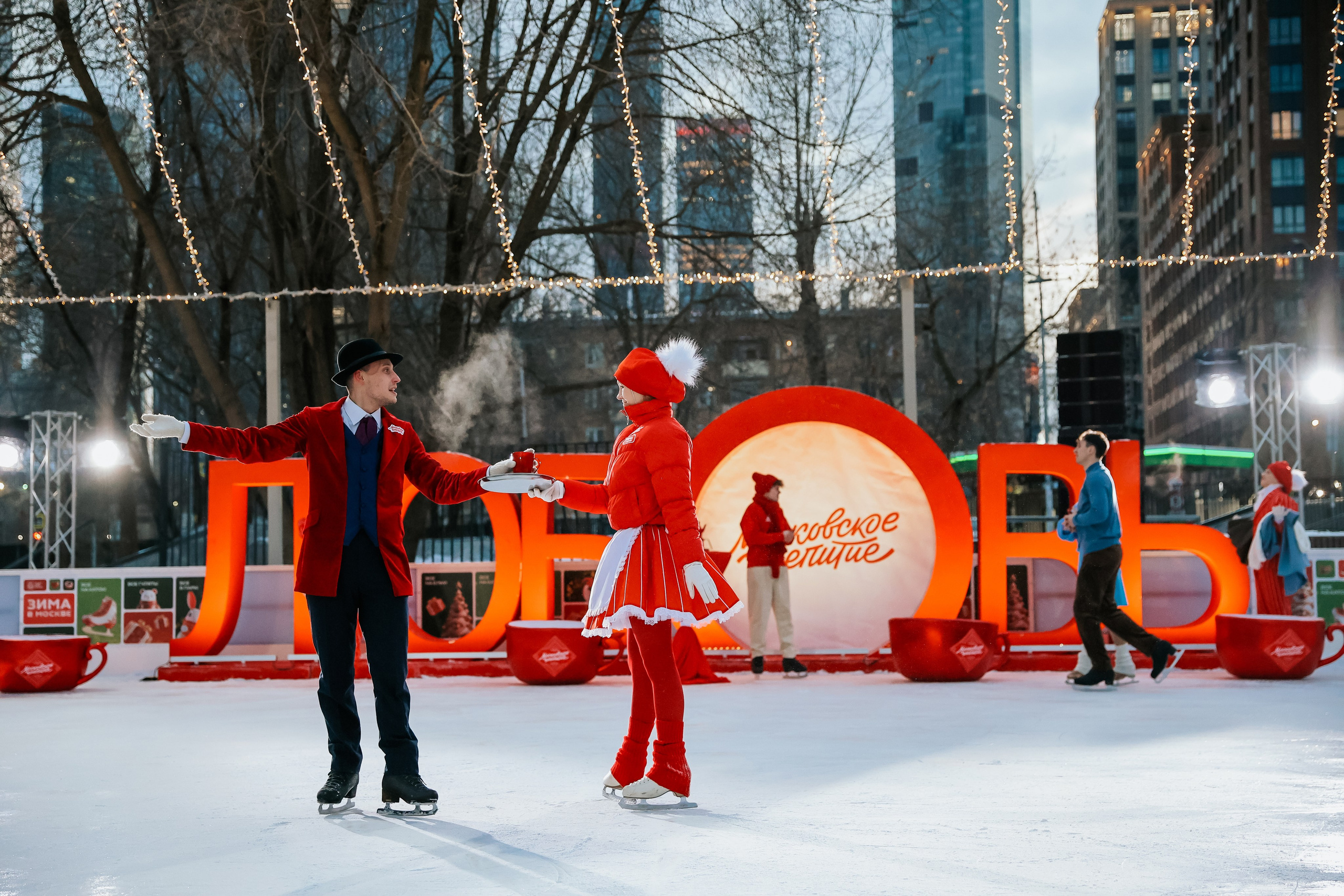 Ледовое шоу Сити каток Московское Чаепитие. Фотограф и видеограф Анна Домашенко