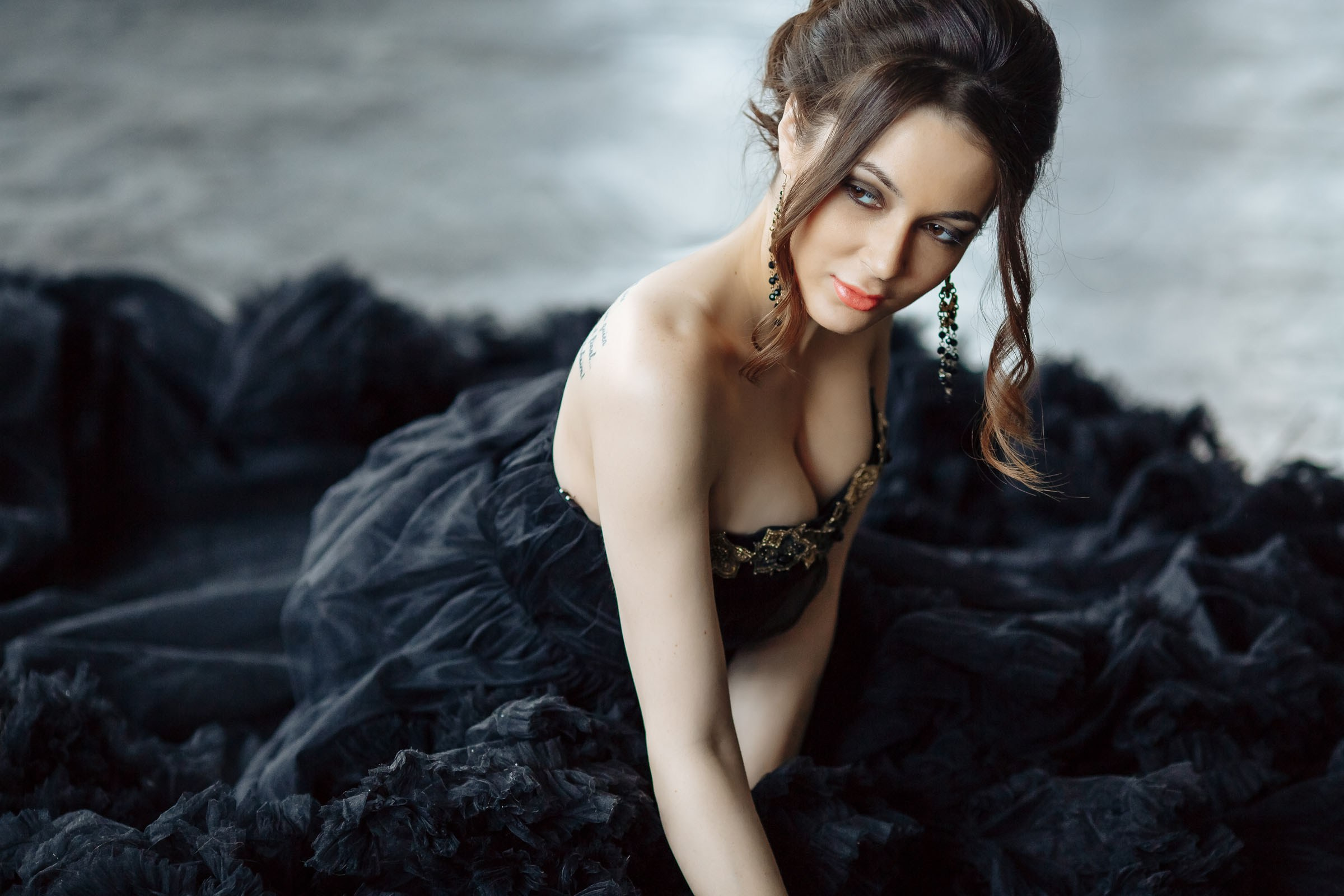 Черный лебедь. Фотограф Константин Пешков