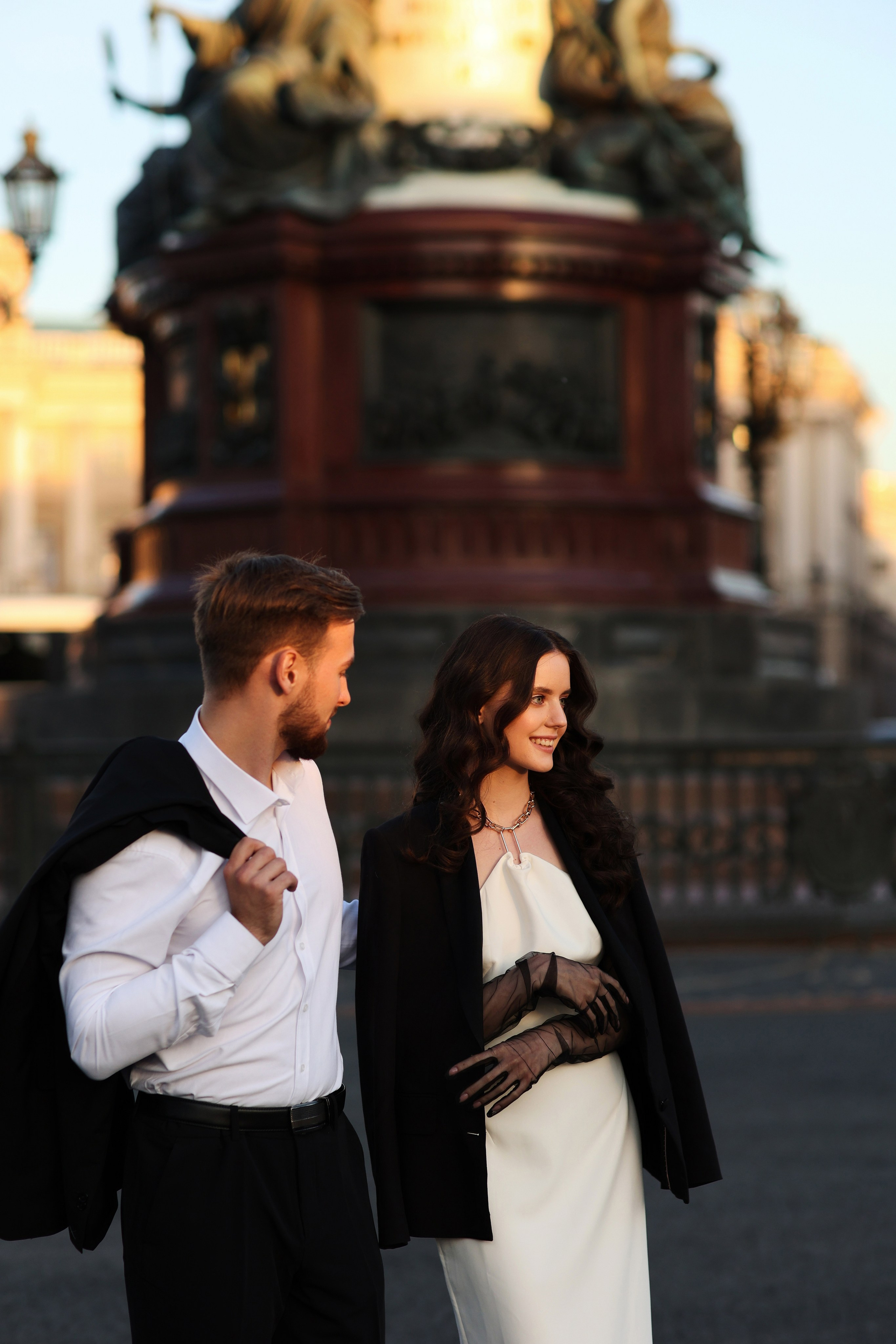 Волшебный вид на Исаакиевский собор. Свадебный и love story фотограф в Санкт-Петербурге (Спб) Natali Iva