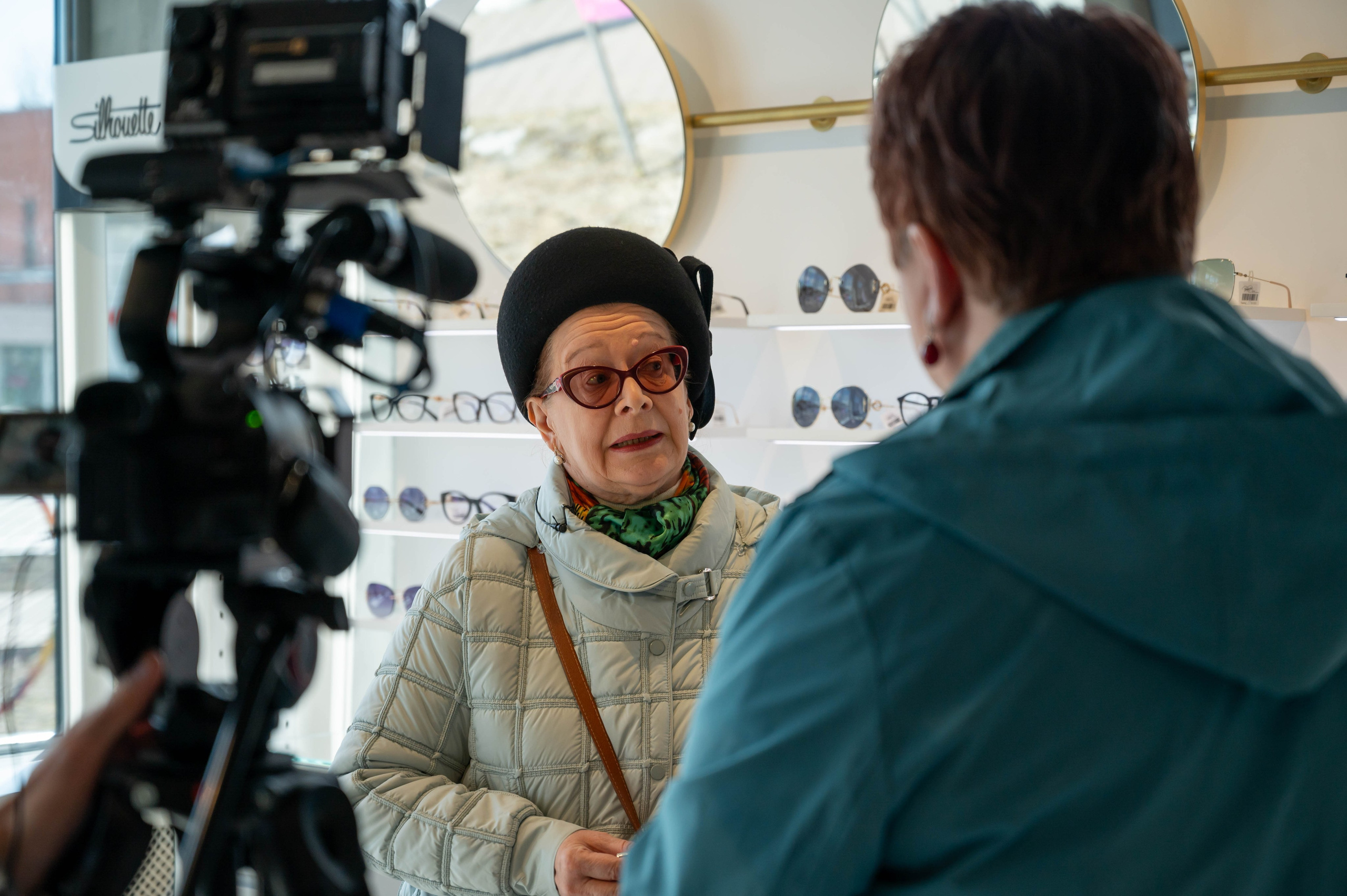 Съёмка открытия оптики