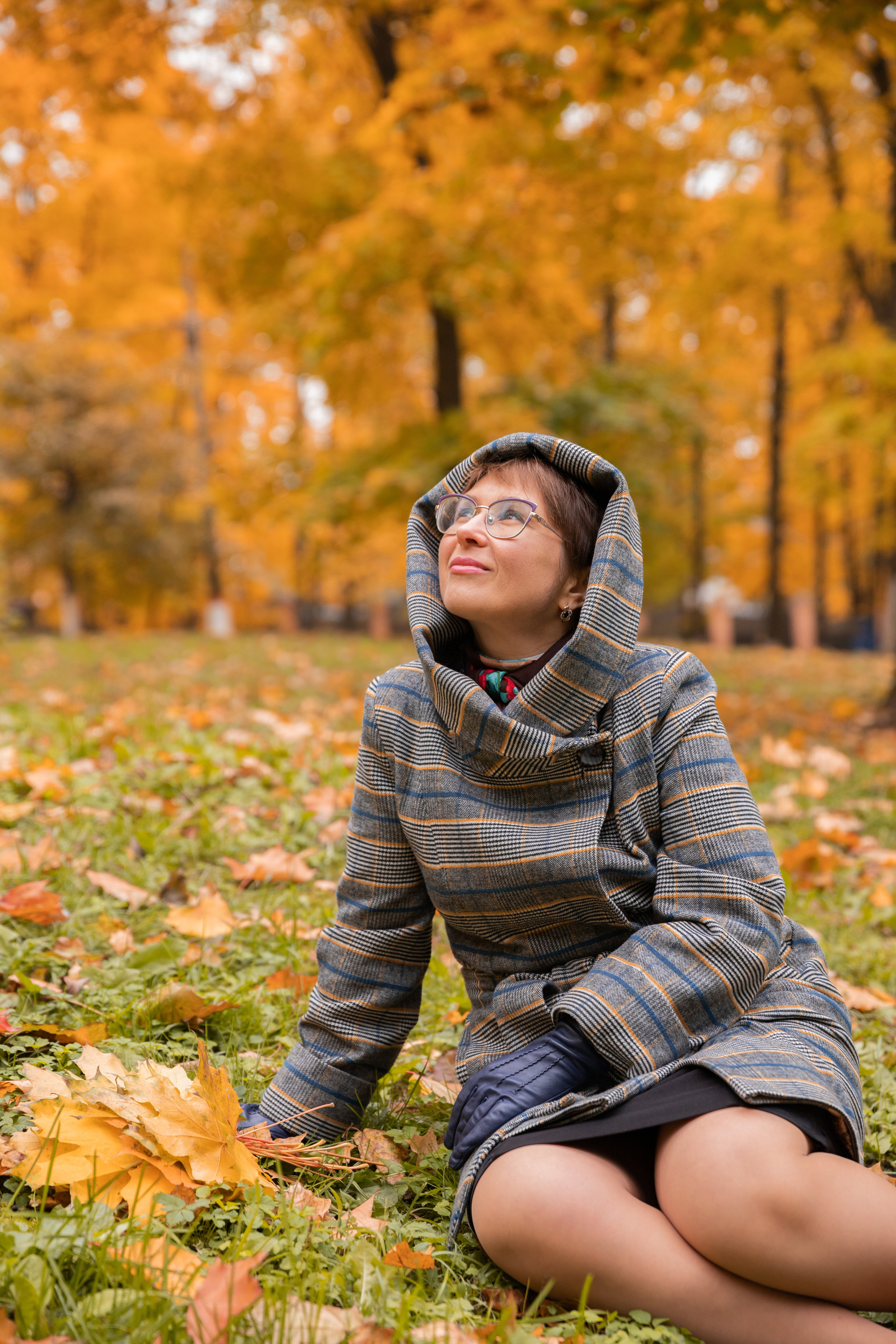 Роза, осенняя прогулка