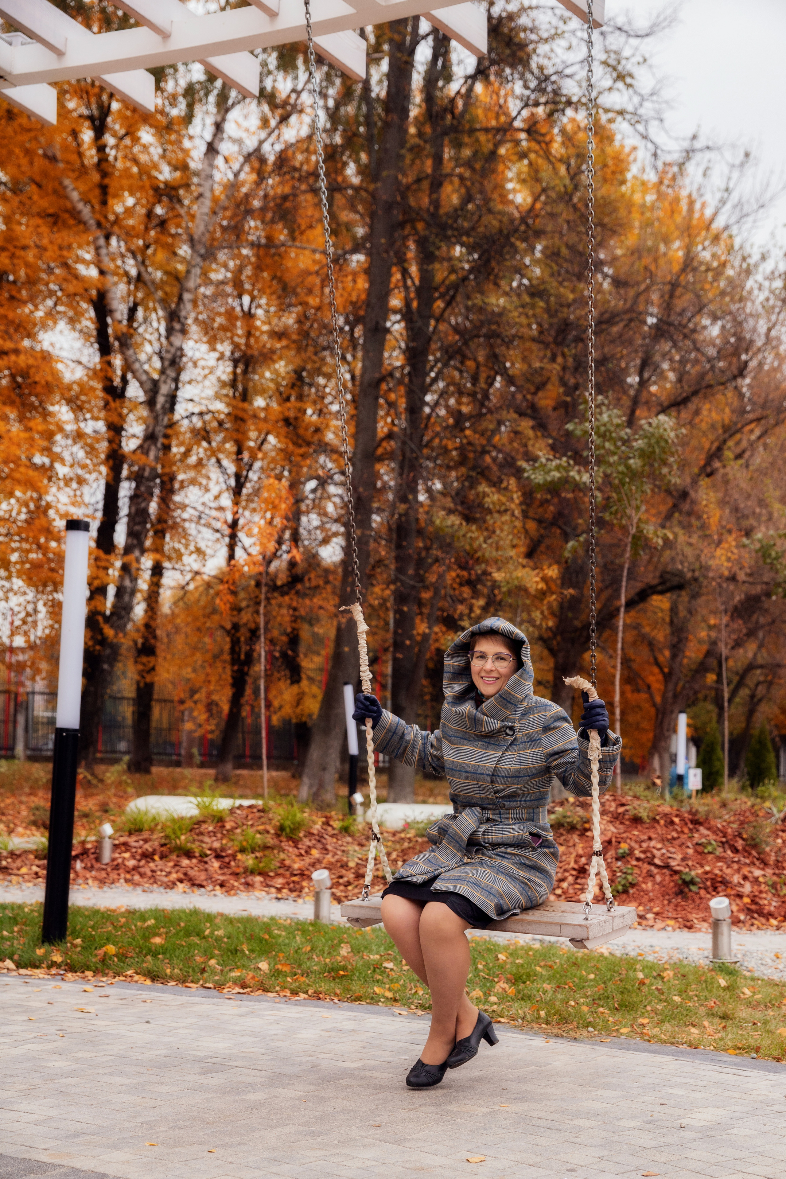 Роза, осенняя прогулка