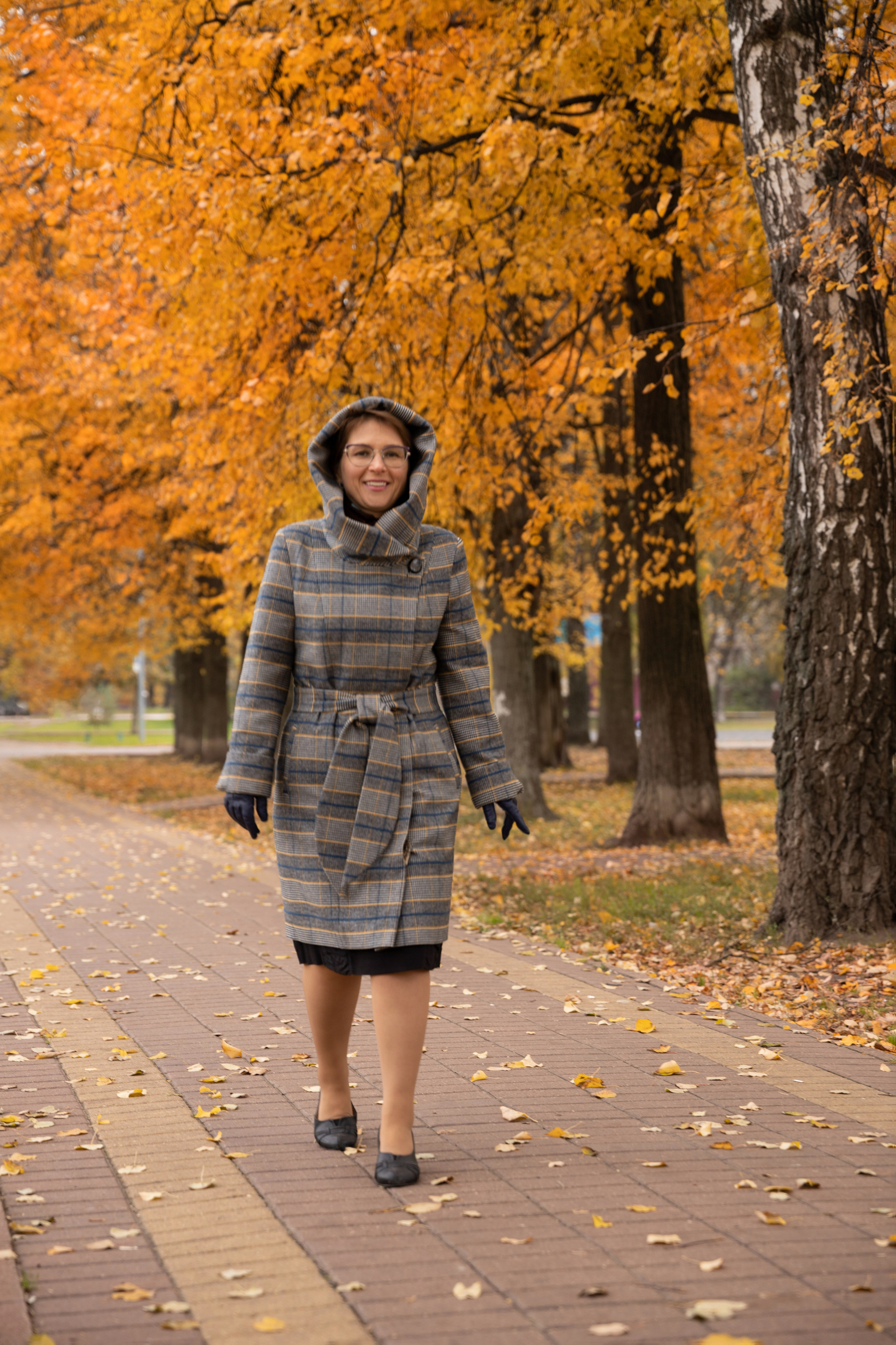 Роза, осенняя прогулка