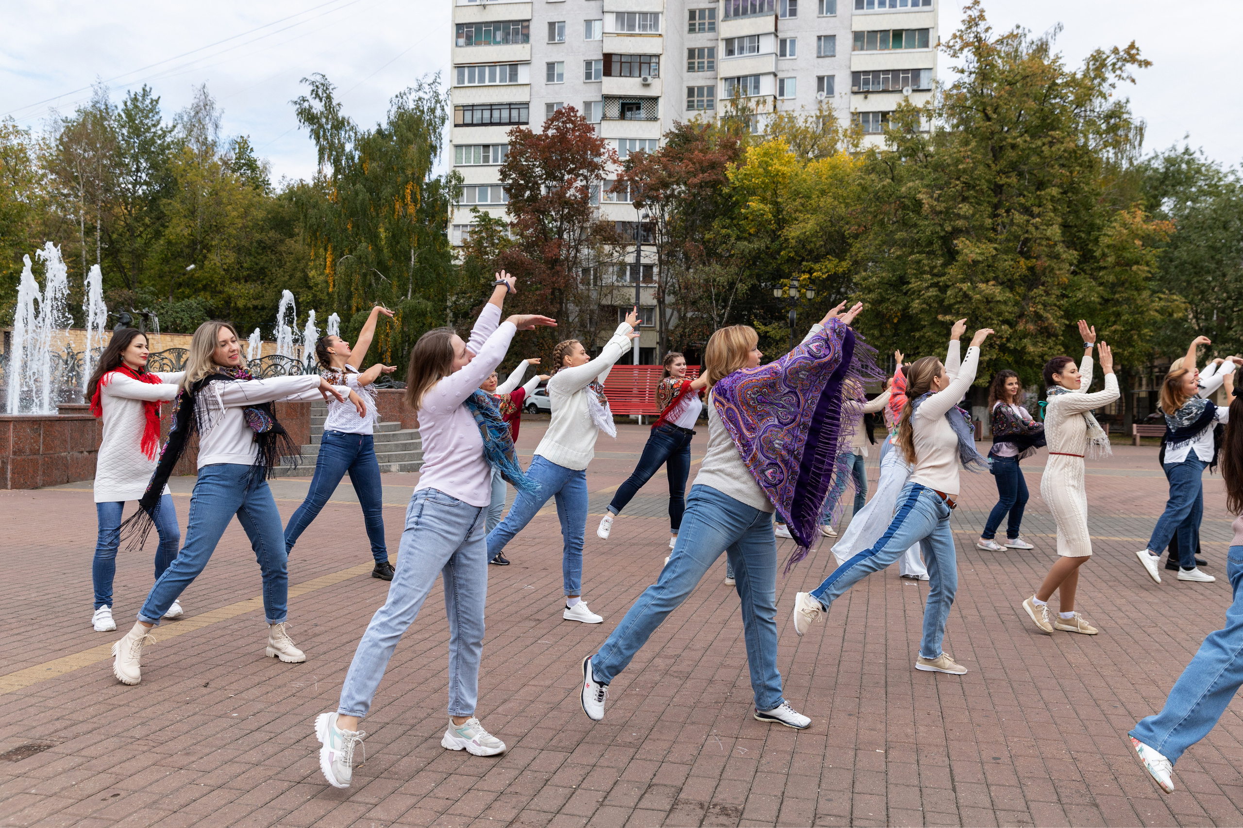 Фотосъемка Флешмоба #Мамы_танцуют