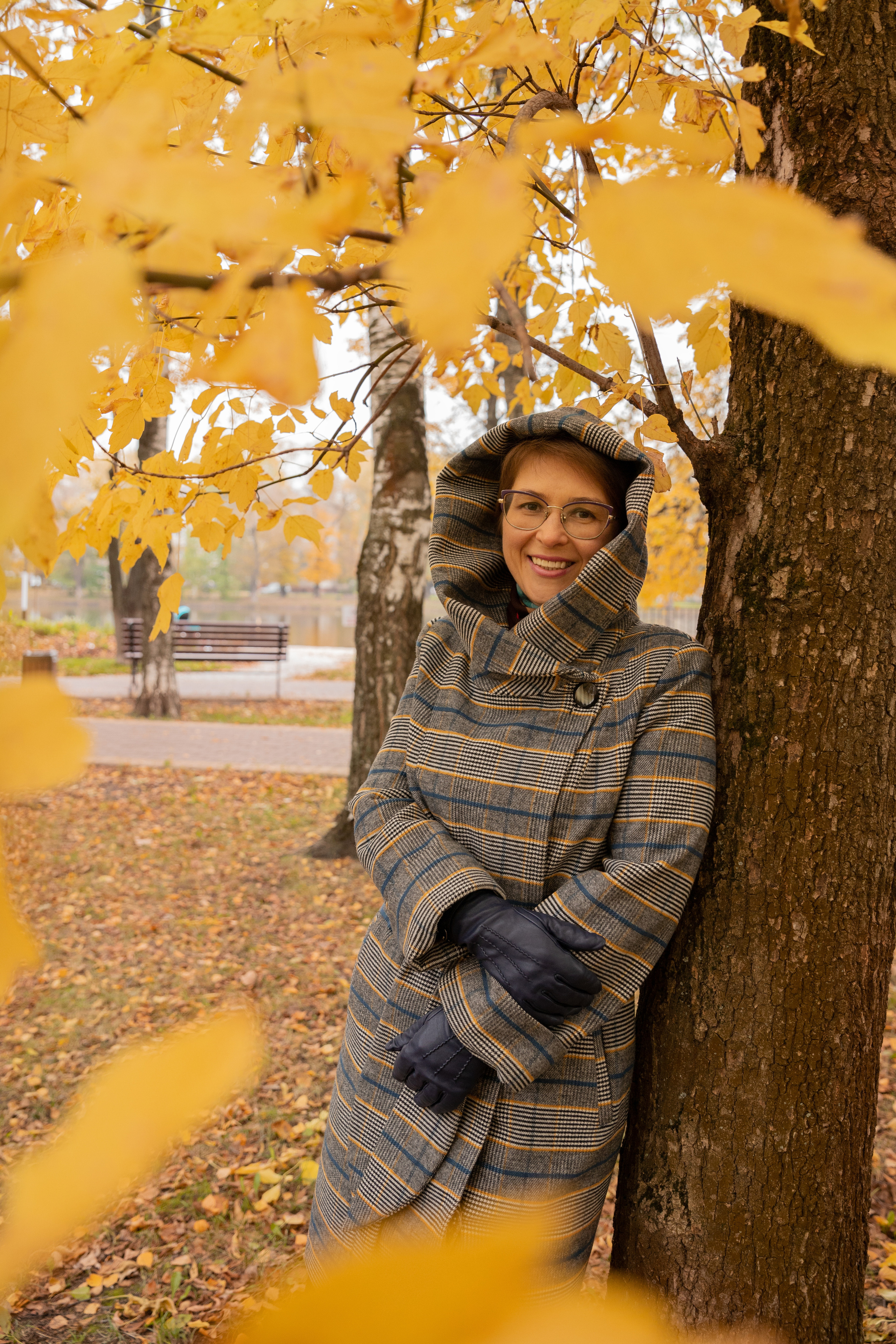 Роза, осенняя прогулка