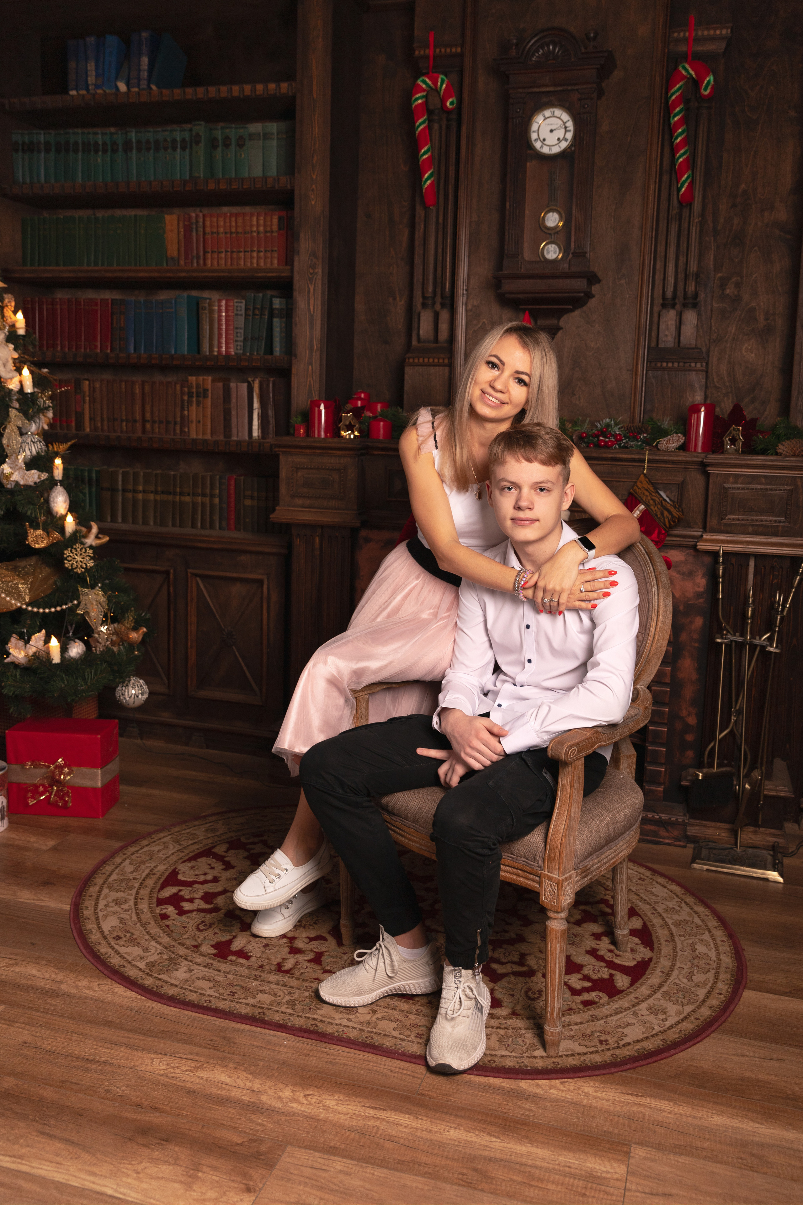 Новогодняя студийная фотосессия