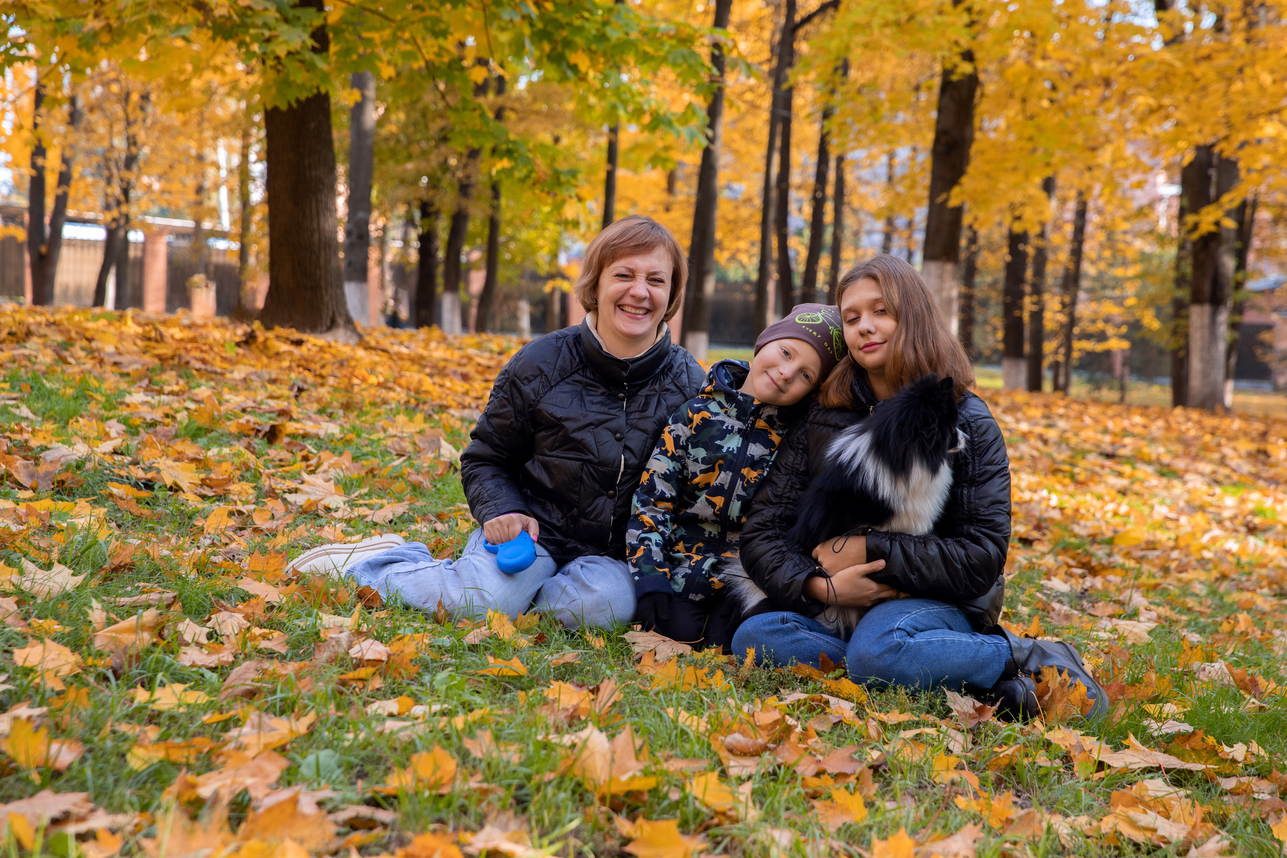 В осеннем парке