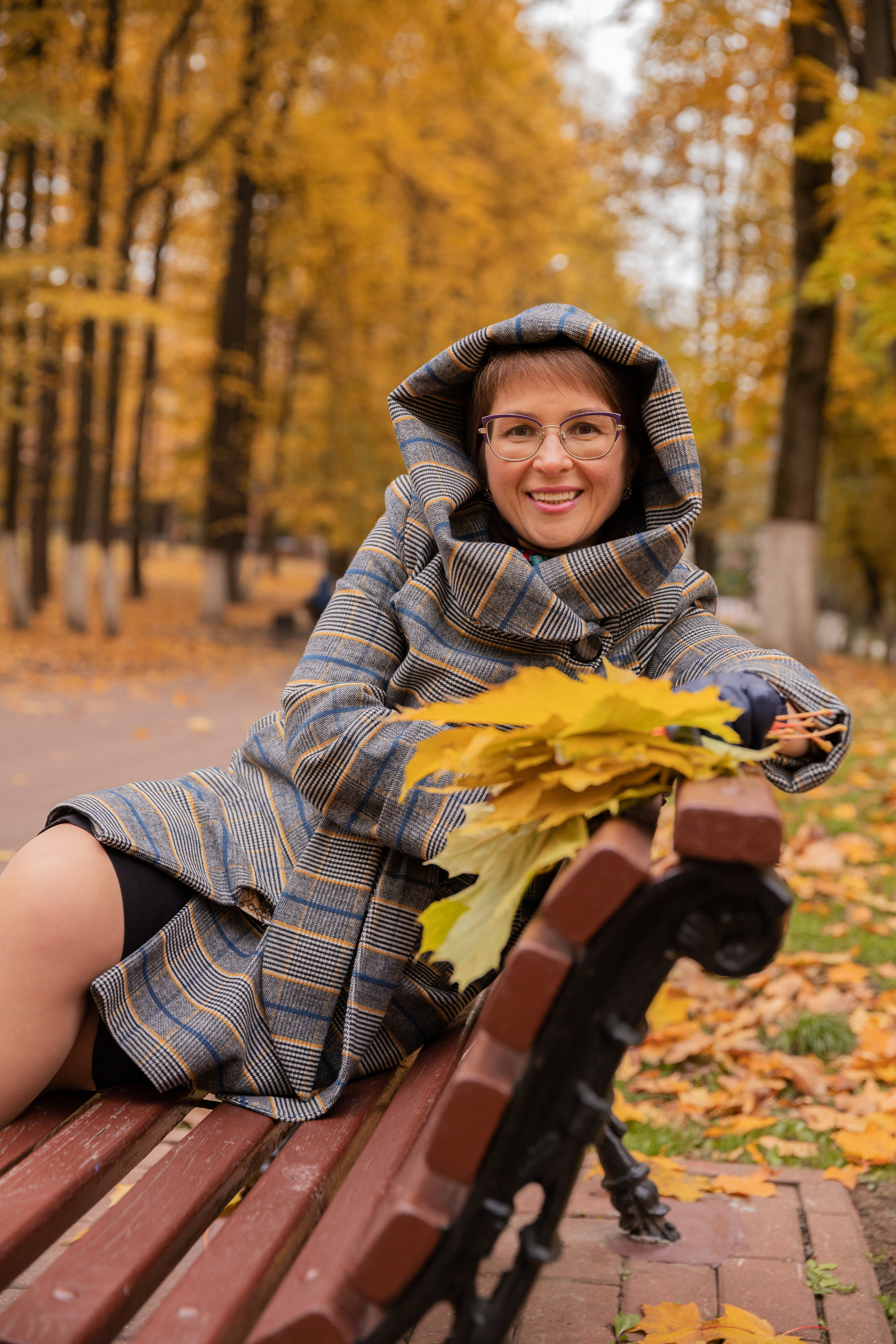 Роза, осенняя прогулка