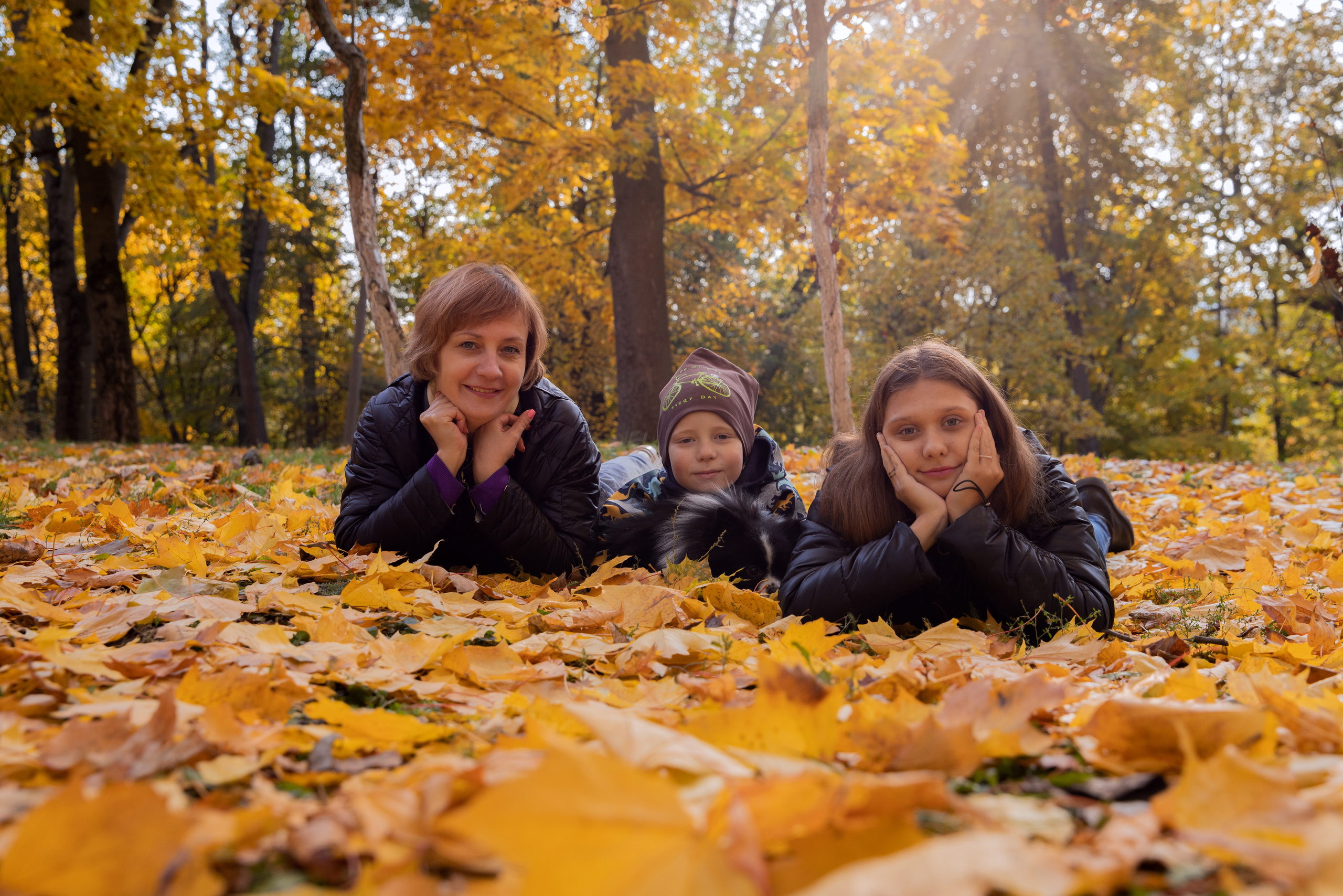 В осеннем парке