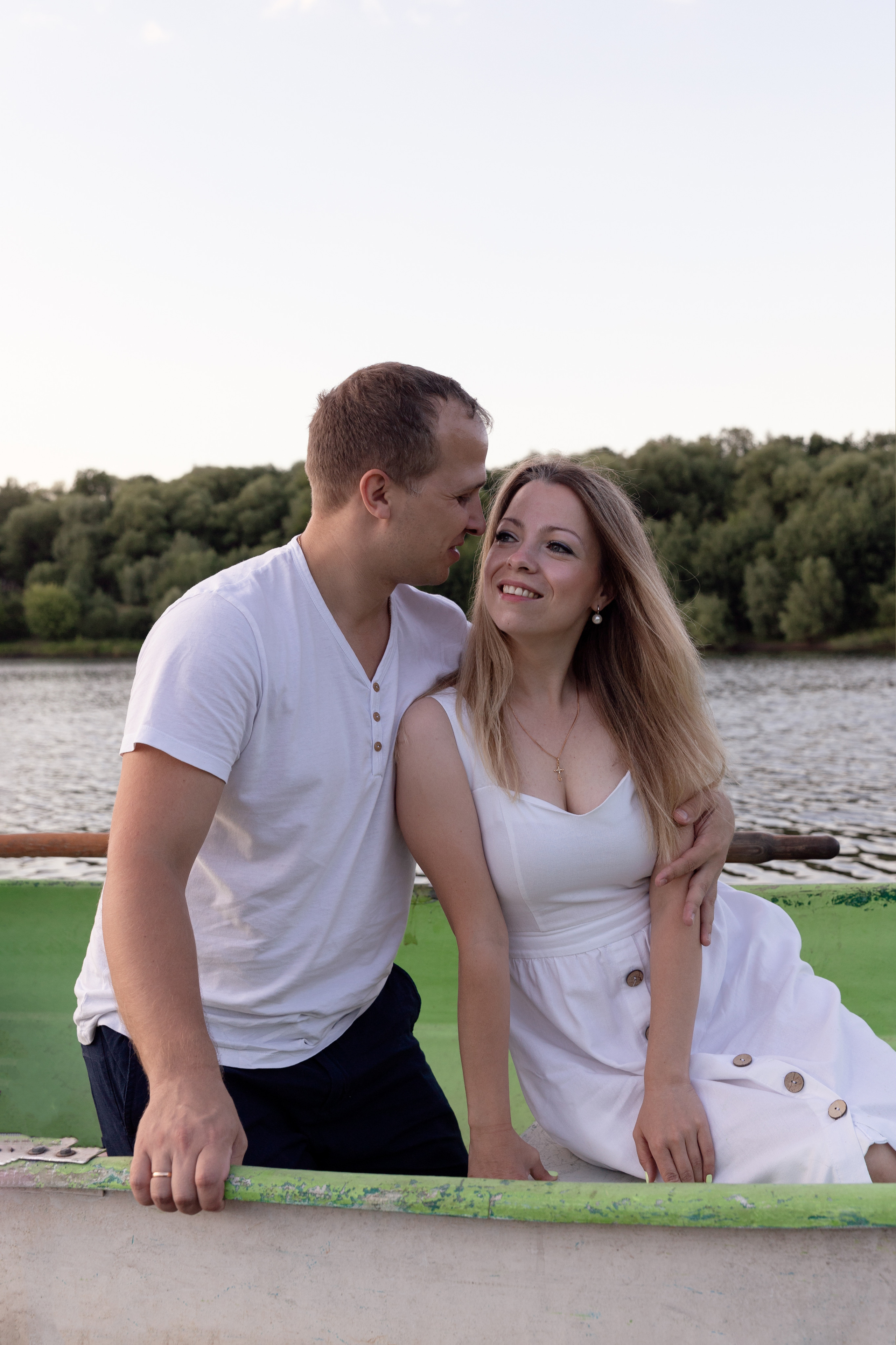 Фотосессия в лодке