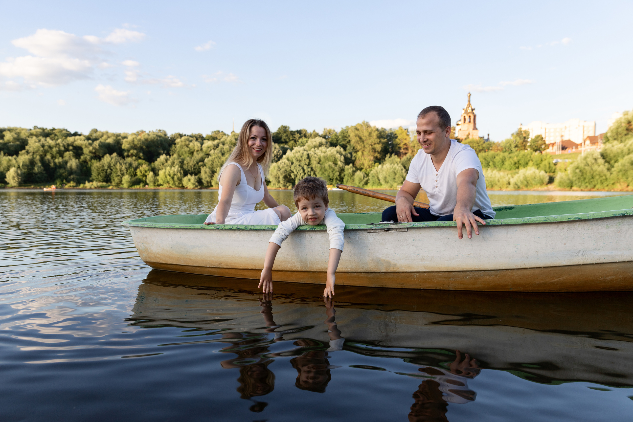 Фотосессия в лодке